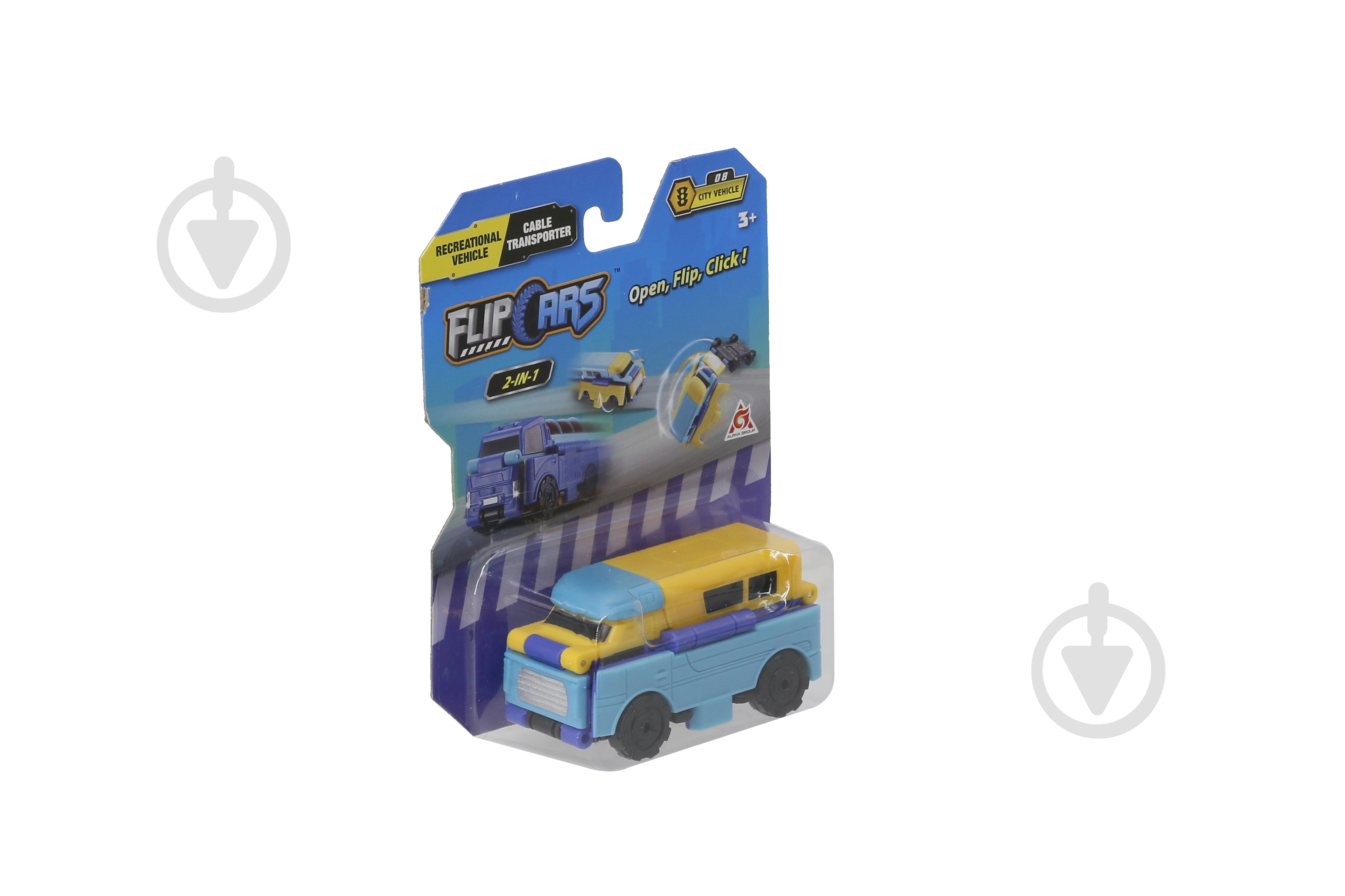 Машинка-трансформер Flip Cars 2 в 1 Міський транспорт, Автомобіль караван і Автомобіль для поливу EU463875-35 - фото 4 Машинка-трансформер Flip Cars 2 в 1 Міський транспорт, Автомобіль караван і Автомобіль для поливу EU463875-35 - фото 4