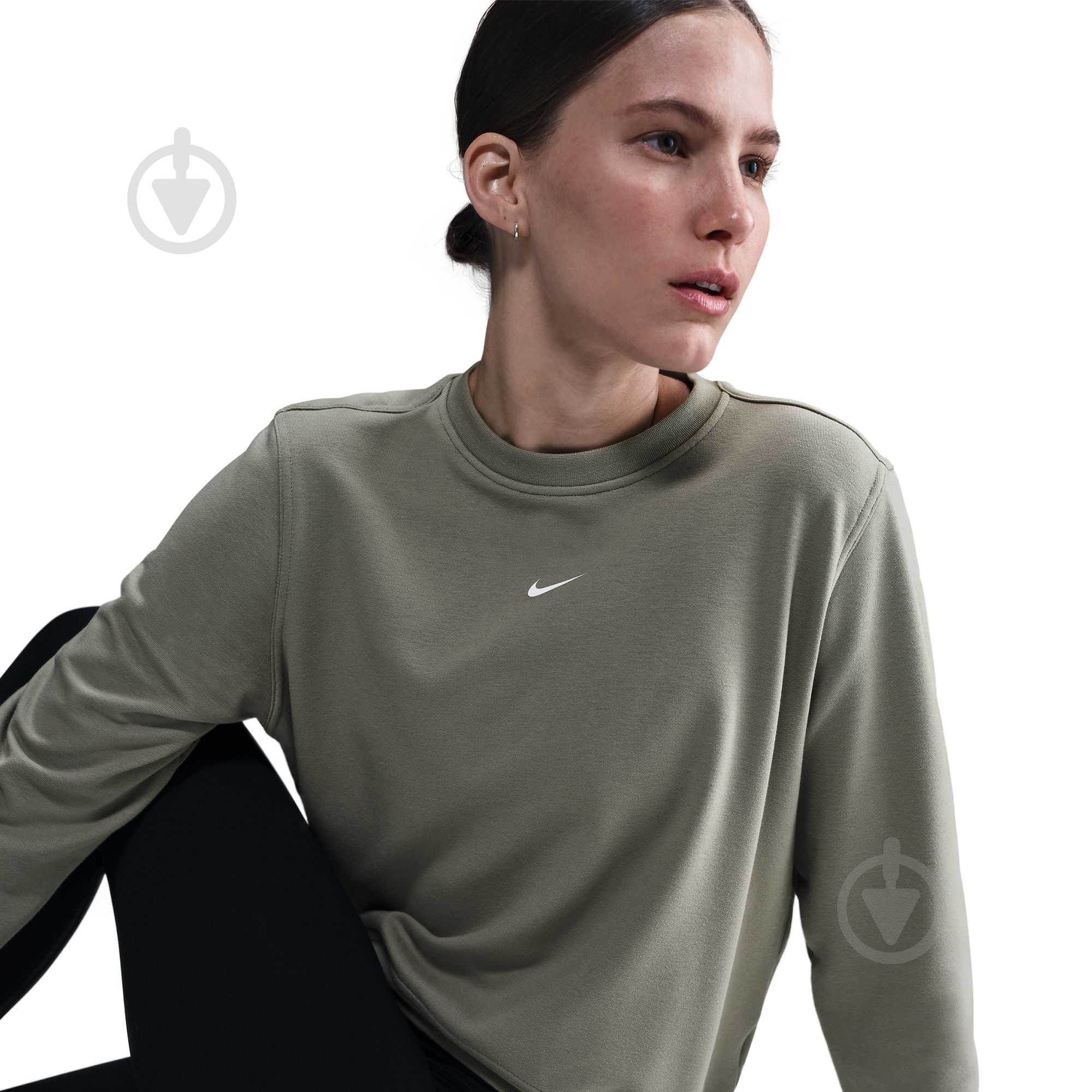 Свитшот Nike IB1450-320 р.S хаки - фото 6