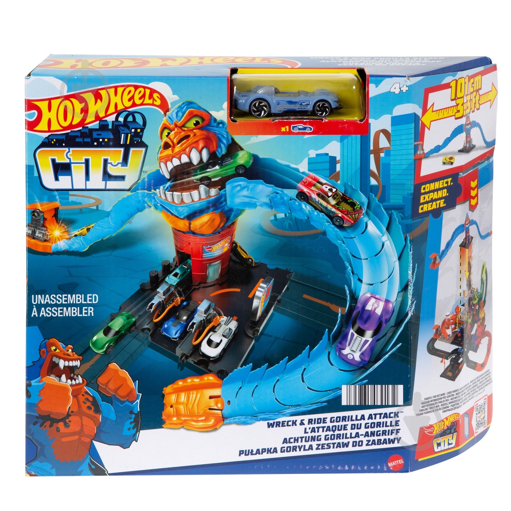 Ігровий набір Hot Wheels "Порятунок від горили" серії "Небезпечні створіння" HDR30 - фото 2
