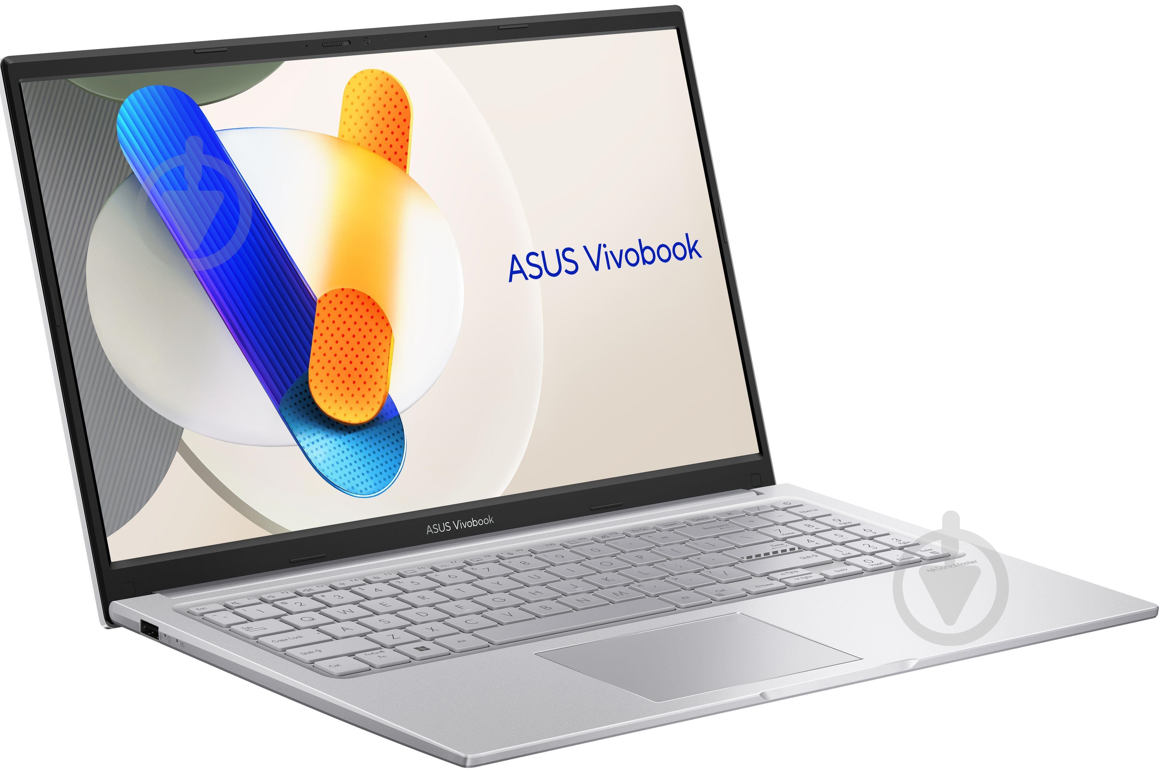 Ноутбук Asus Vivobook 15 X1504VA-BQ700W 15,6" (90NB10J2-M04410) cool silver - фото 2 Ноутбук Asus Vivobook 15 X1504VA-BQ700W 15,6" (90NB10J2-M04410) cool silver - фото 2
