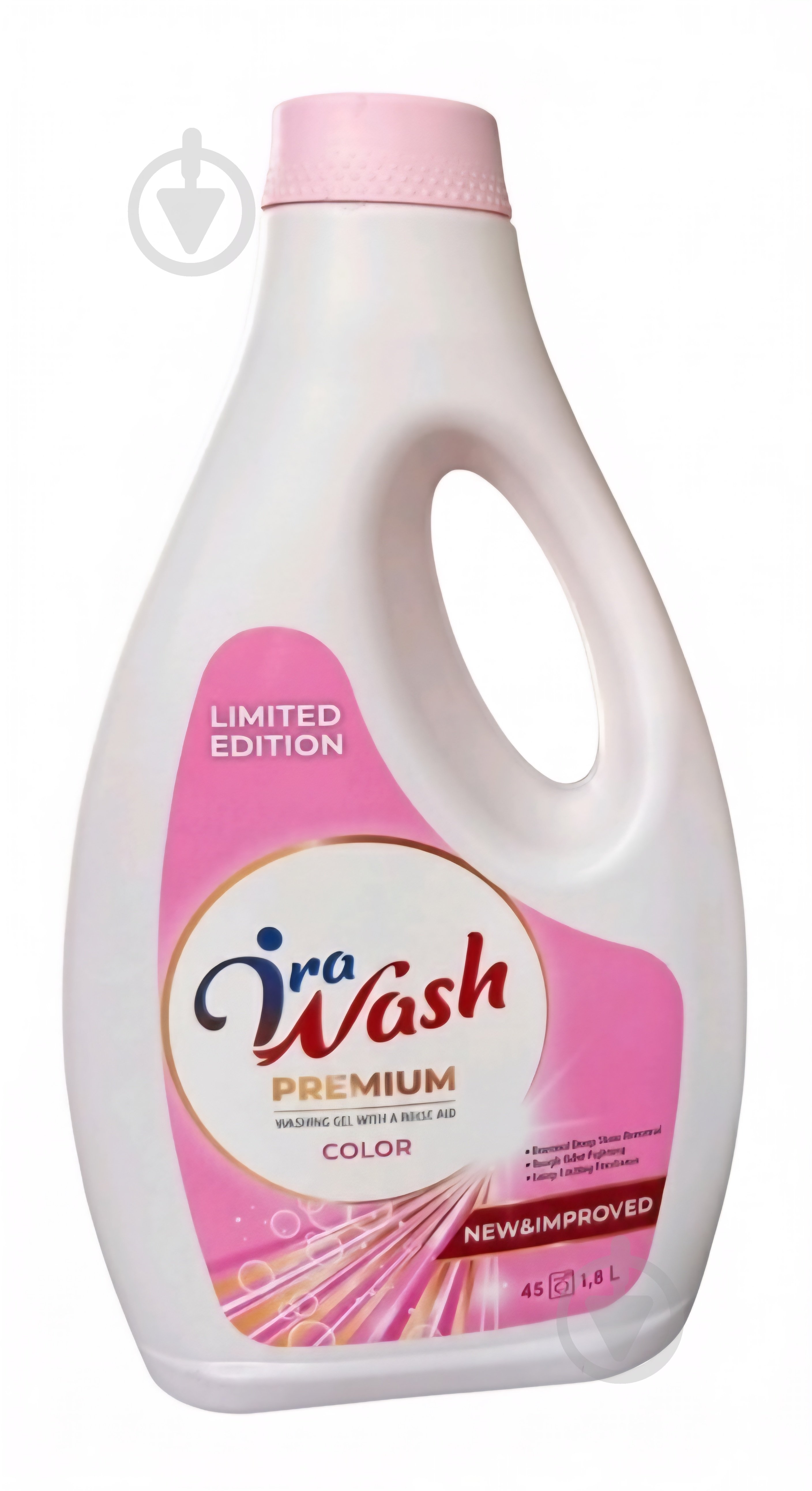Гель для машинной и ручной стирки Ira Wash Premium Color 1,8 л - фото 1 Гель для машинной и ручной стирки Ira Wash Premium Color 1,8 л - фото 1