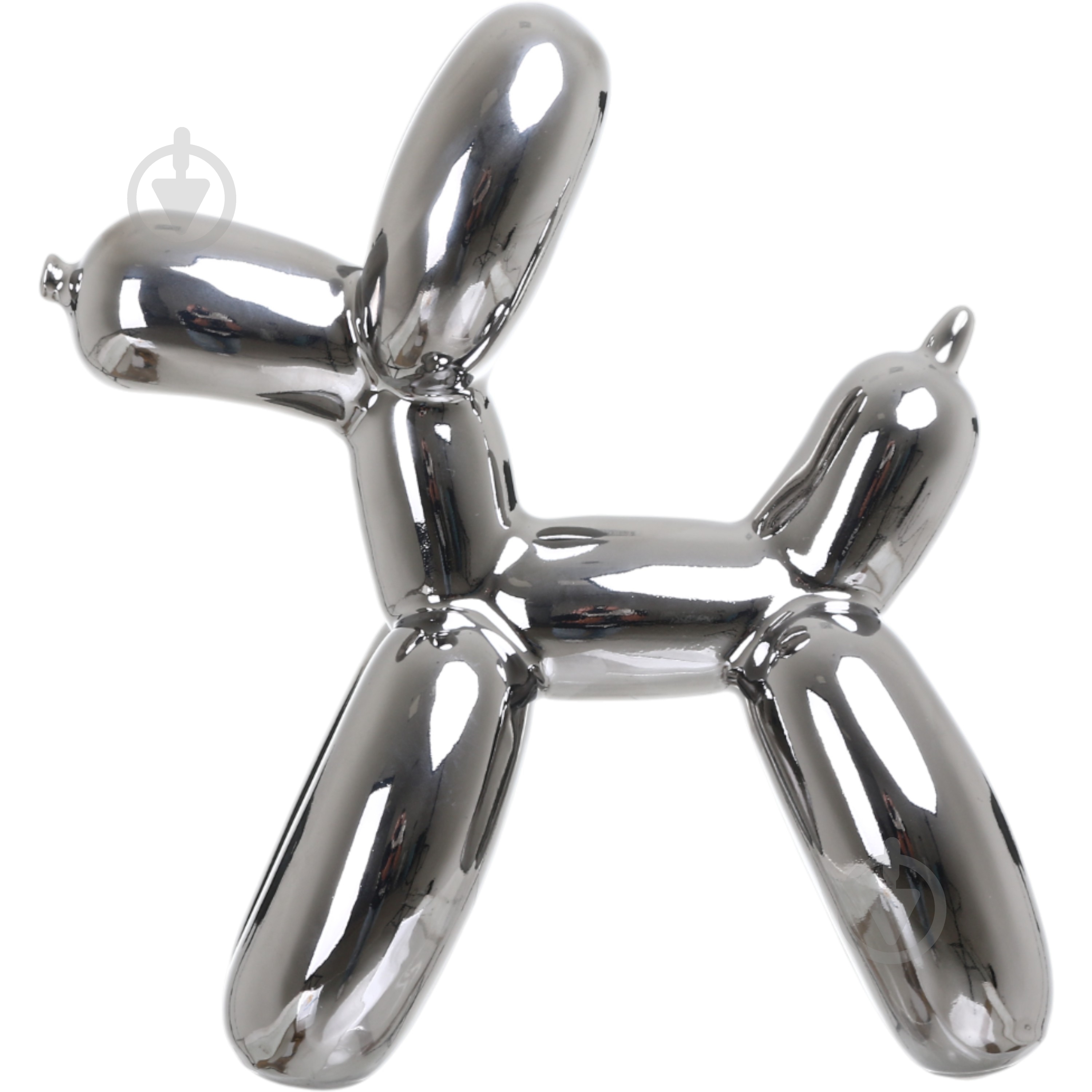 Статуэтка Aero Dog 25х25 см серебряный - фото 2 Статуэтка Aero Dog 25х25 см серебряный - фото 2