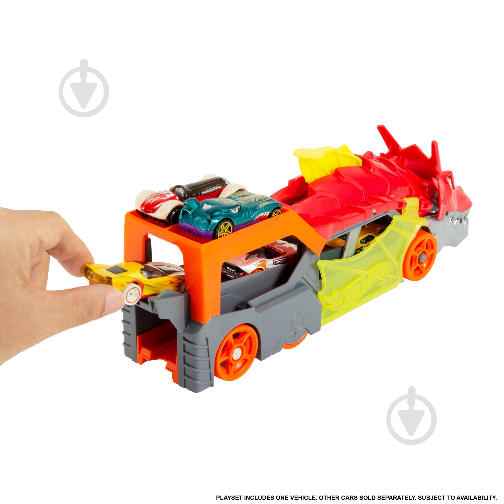 Вантажівка-транспортер Hot Wheels Паща дракона GTK42 - фото 3