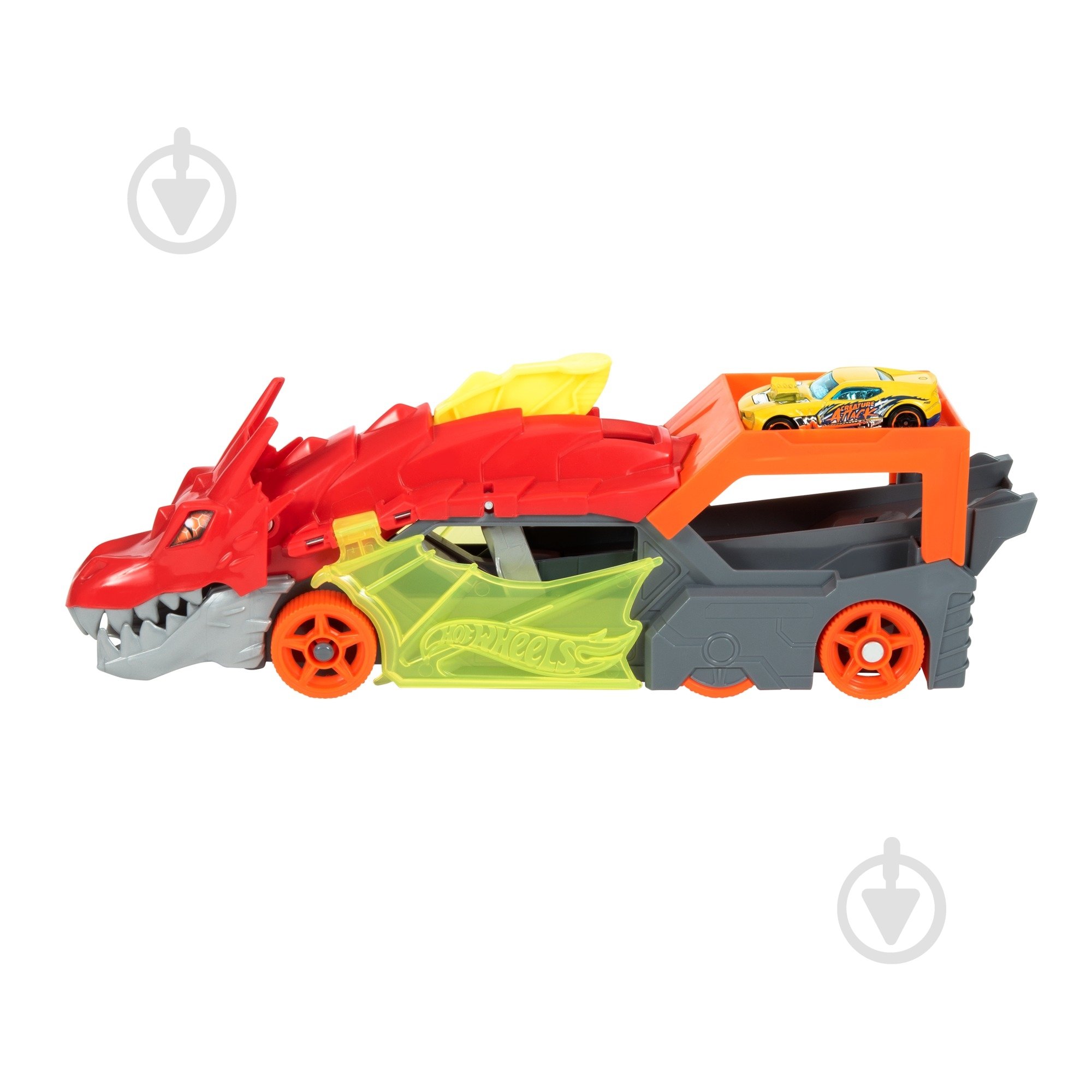 Вантажівка-транспортер Hot Wheels Паща дракона GTK42 - фото 6