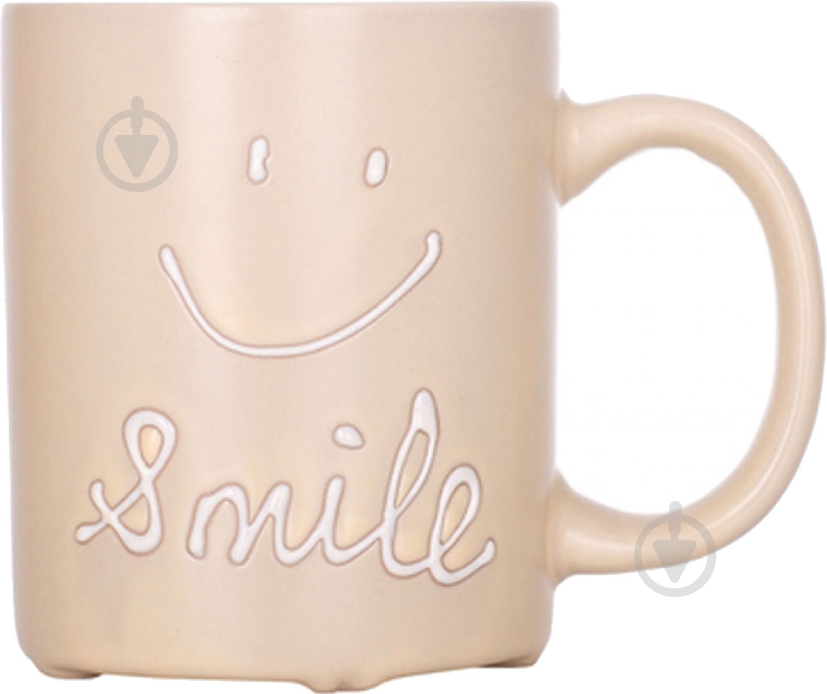 Чашка Limited Edition Smile желтая 330 мл - фото 1