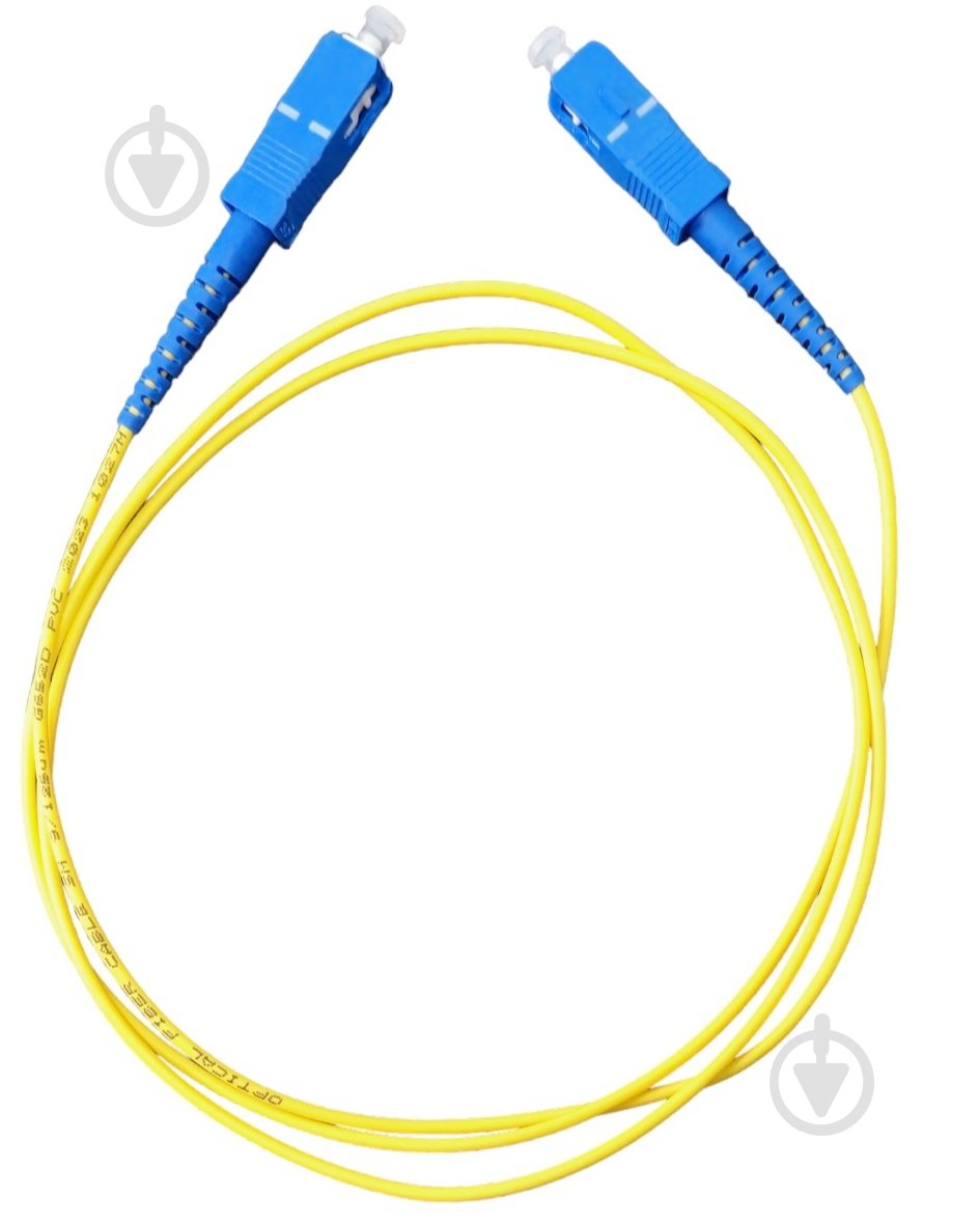 Патч-корд Gear GOPC-SCUPCSMSIM-3 SingleMode Simplex 3 м жовтий - фото 1 Патч-корд Gear GOPC-SCUPCSMSIM-3 SingleMode Simplex 3 м жовтий - фото 1