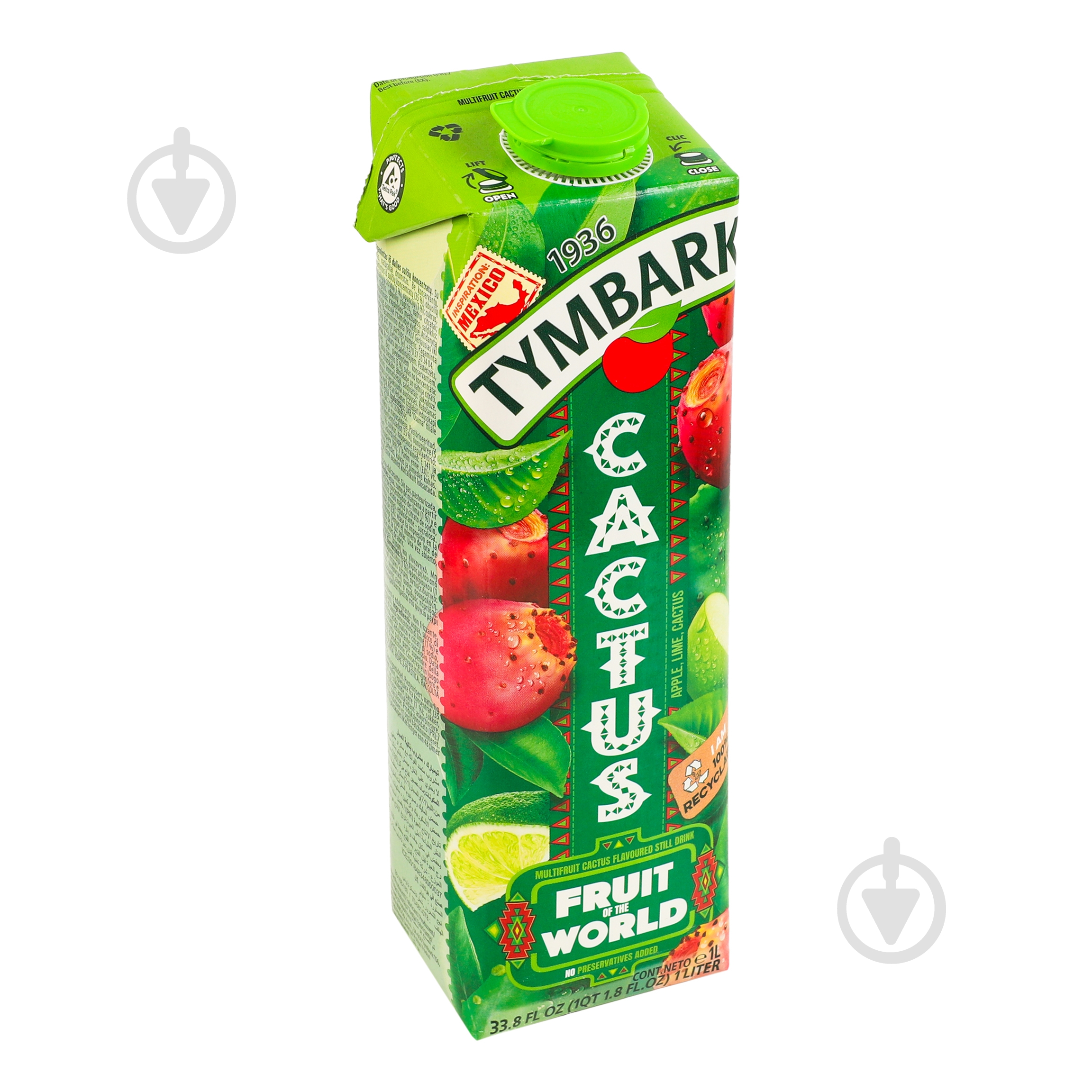 Сік Tymbark кактус-лайм-яблуко 1 л - фото 2