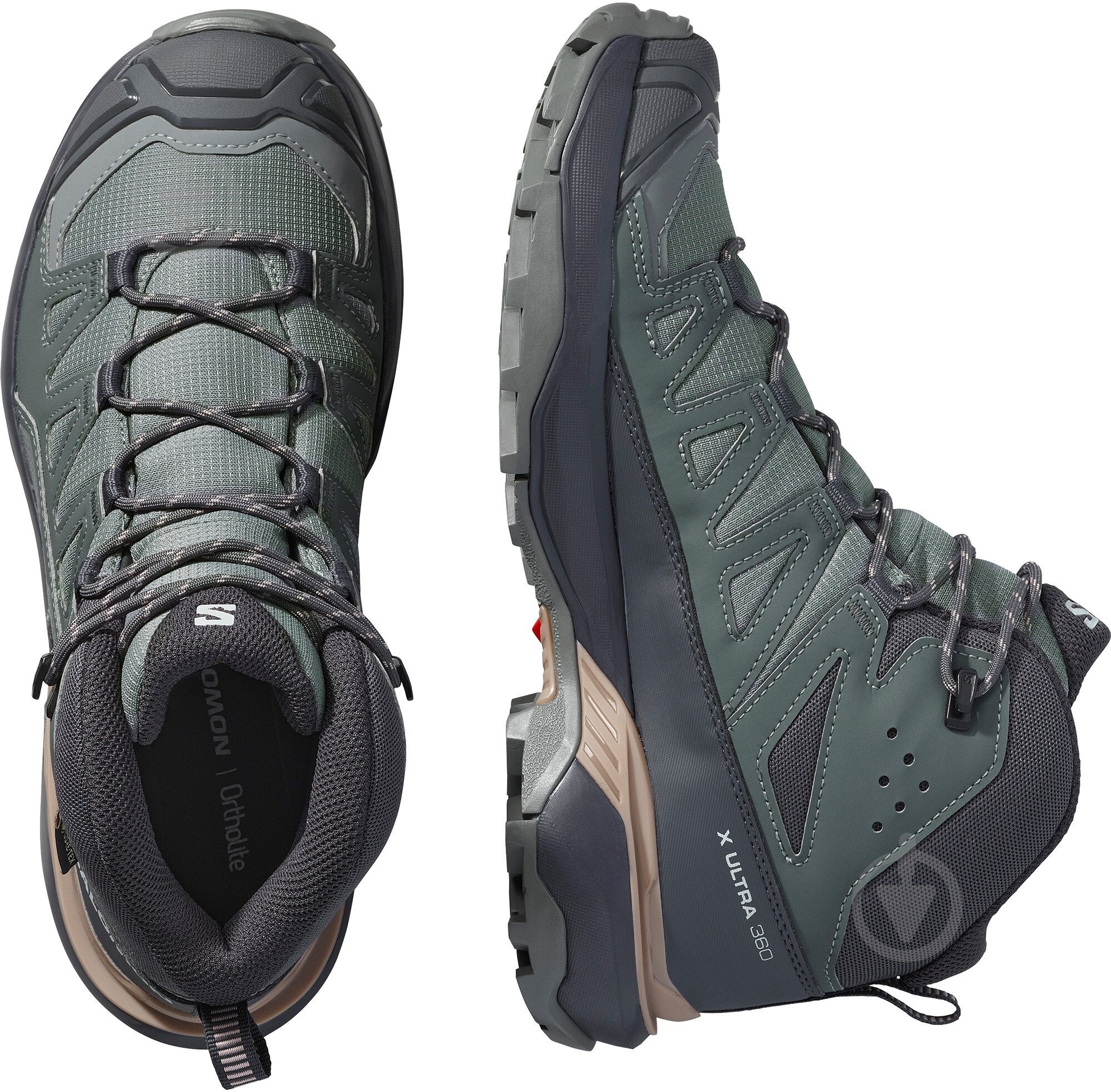 Черевики Salomon X ULTRA 360 MID GTX W L47865000 р.36 1/3 сірий - фото 5 Черевики Salomon X ULTRA 360 MID GTX W L47865000 р.36 1/3 сірий - фото 5