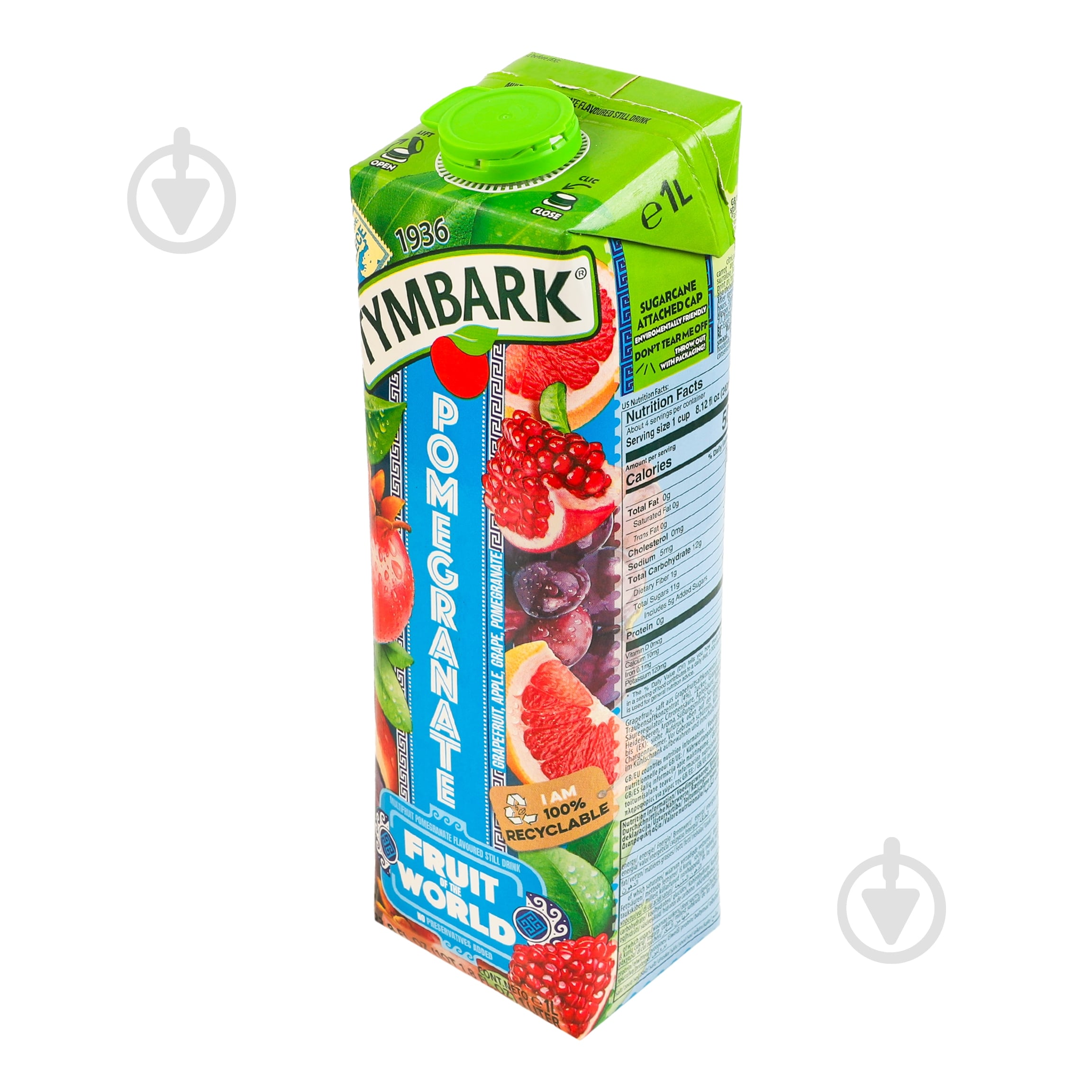 Сок Tymbark гранат-яблоко-грейпфрут-виноград 1 л - фото 3 Сок Tymbark гранат-яблоко-грейпфрут-виноград 1 л - фото 3