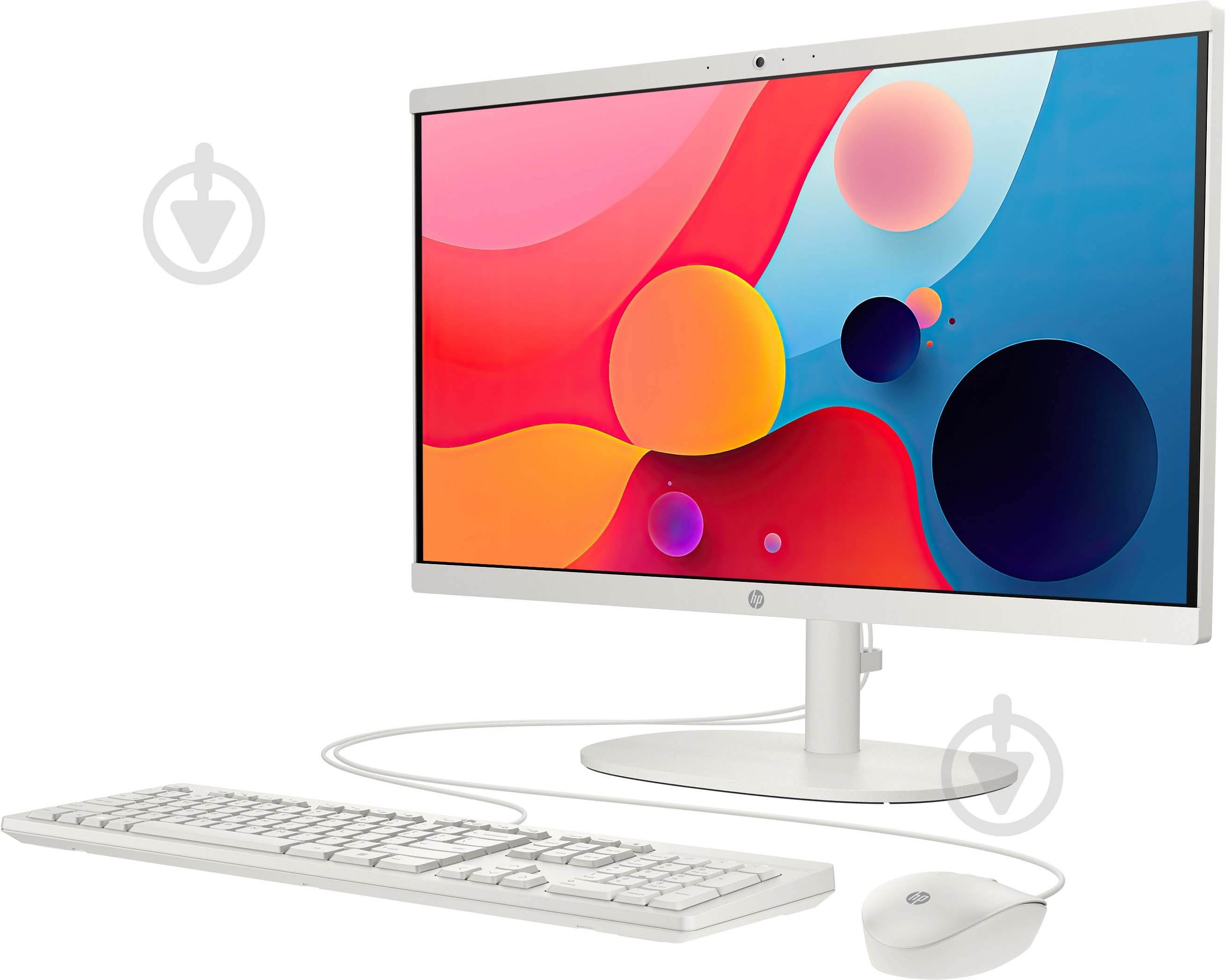 Моноблок HP All-in-One 21,5" (C31F4EA) white - фото 3
