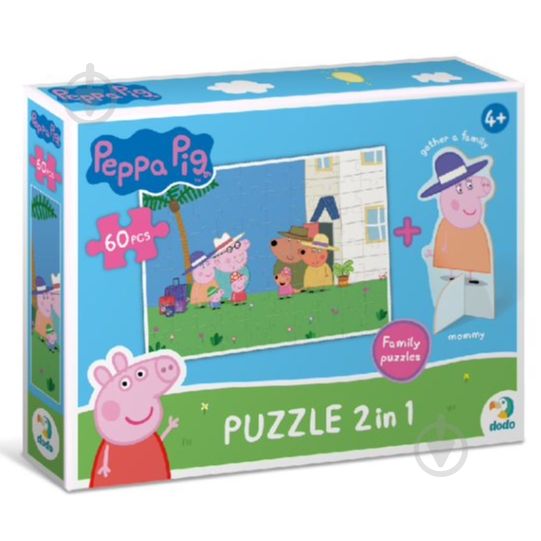 Пазлы DoDo 2 в 1 Peppa Pig 6860930 - фото 1 Пазлы DoDo 2 в 1 Peppa Pig 6860930 - фото 1