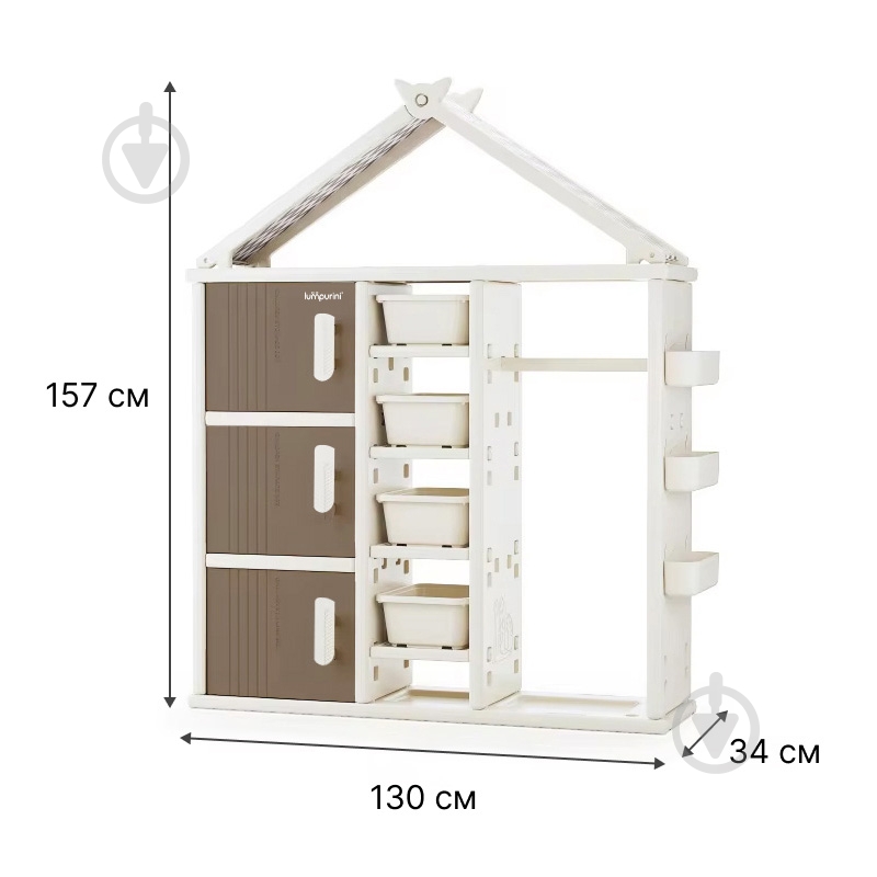 Шкаф Lumpurini Ornella YYW660 white - фото 3