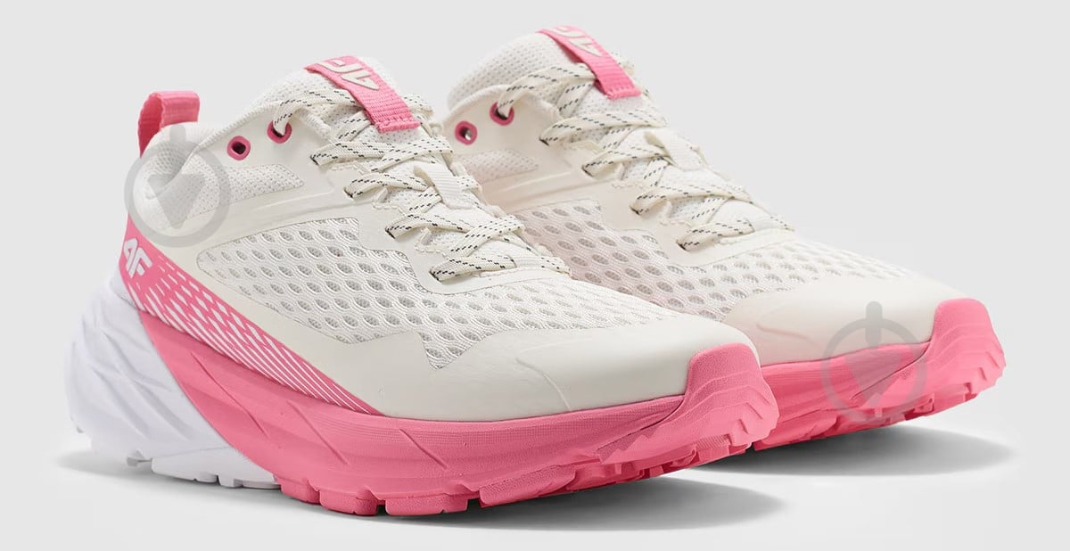 Кросівки жіночі демісезонні 4F OUTDOOR SHOES F034 4FWMM00FOTSF034-63S р.38 білі із рожевим - фото 3