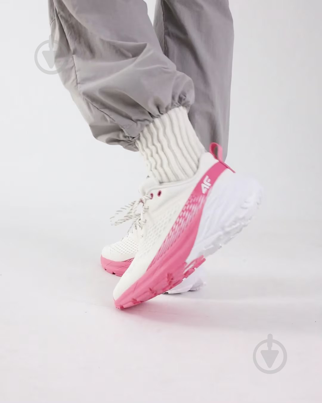 Кросівки жіночі демісезонні 4F OUTDOOR SHOES F034 4FWMM00FOTSF034-63S р.38 білі із рожевим - фото 8