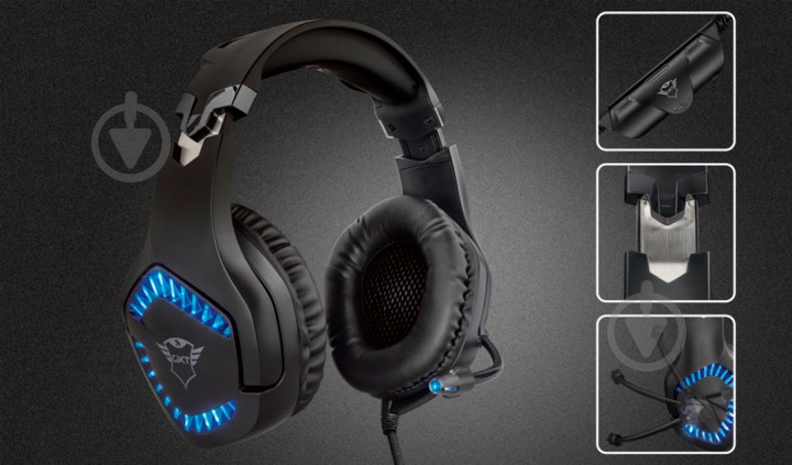 Наушники Trust GXT460 VARZZ black (23380) - фото 10 Наушники Trust GXT460 VARZZ black (23380) - фото 10