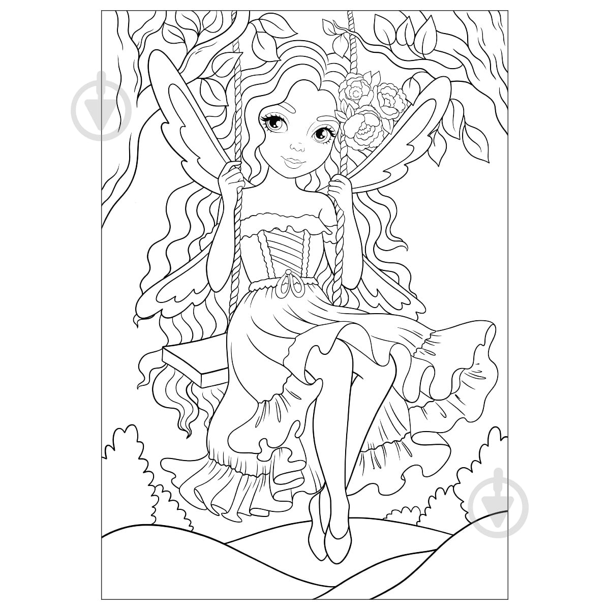 Раскраска «Волшебные феи» - фото 2 Раскраска «Волшебные феи» - фото 2