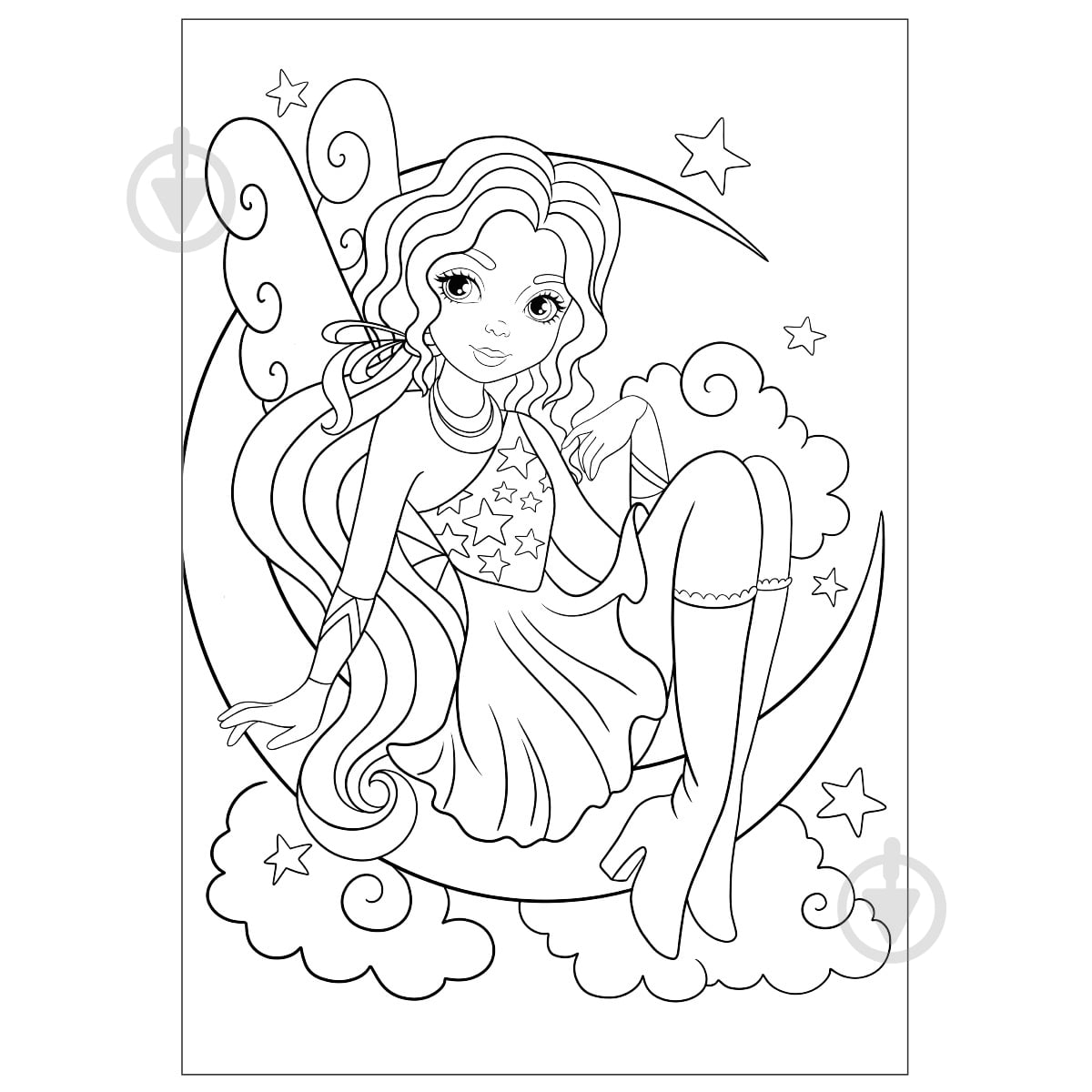 Раскраска «Волшебные феи» - фото 3 Раскраска «Волшебные феи» - фото 3