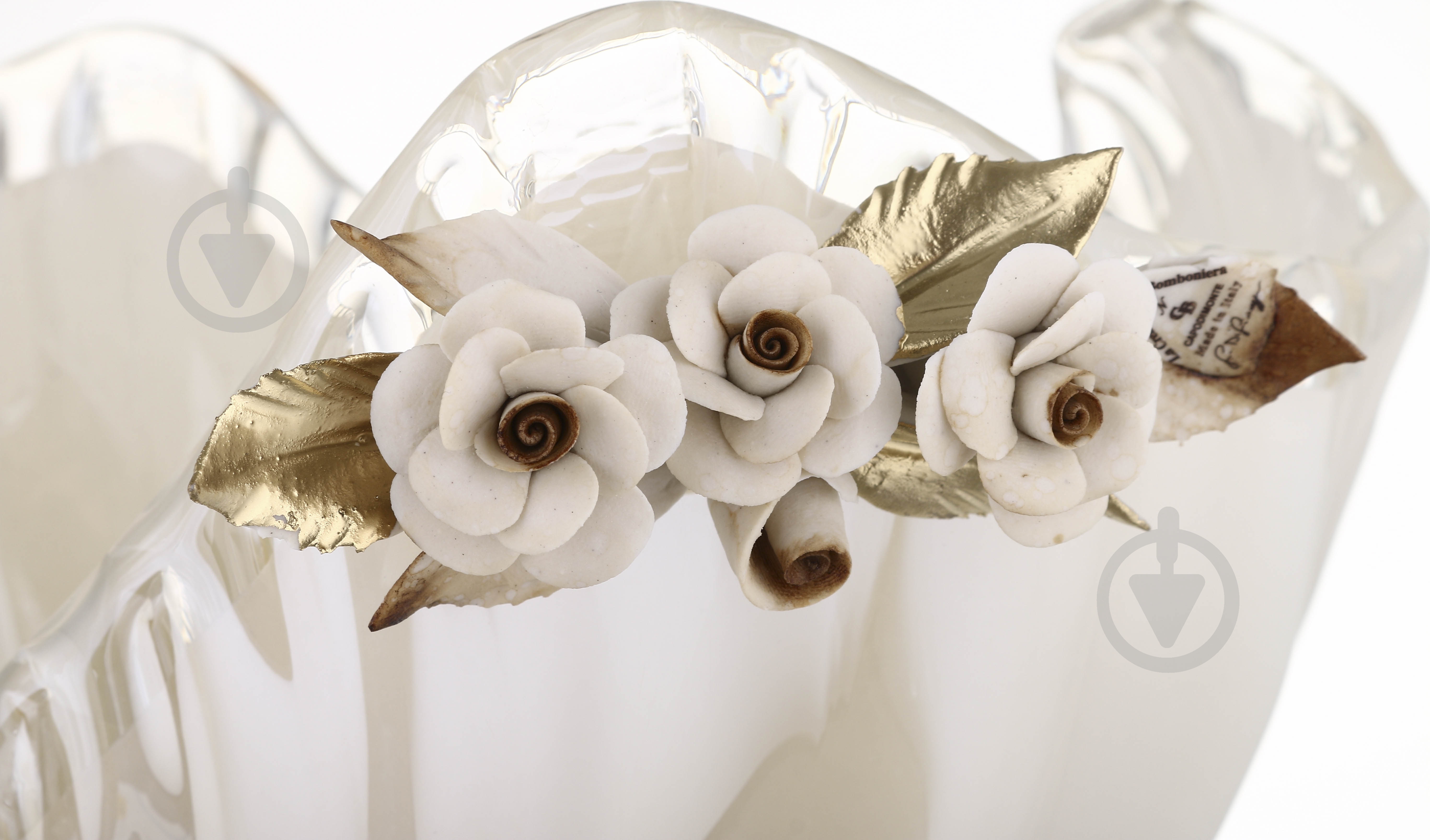 Фруктовница White cristal Nabil Ivory 41х25х30 см - фото 3