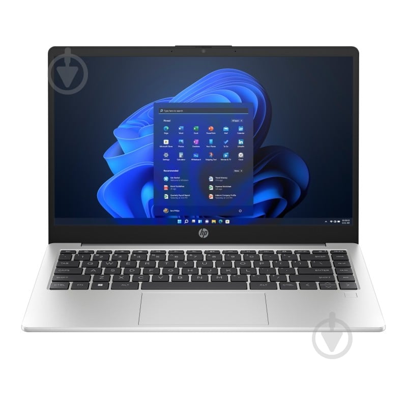 Ноутбук HP 240 G10 14" (AD2E4ET) turbo silver - фото 1