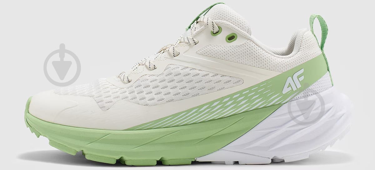 Кросівки жіночі демісезонні 4F OUTDOOR SHOES F034 4FWMM00FOTSF034-45S р.40 білі із зеленим - фото 1