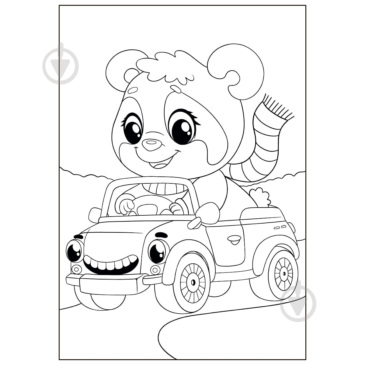 Раскраска «Веселый транспорт» - фото 2