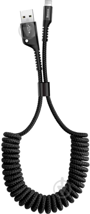 Кабель BASEUS USB – Apple Lightning 1 м black (CALSR-01) - фото 1 Кабель BASEUS USB – Apple Lightning 1 м black (CALSR-01) - фото 1