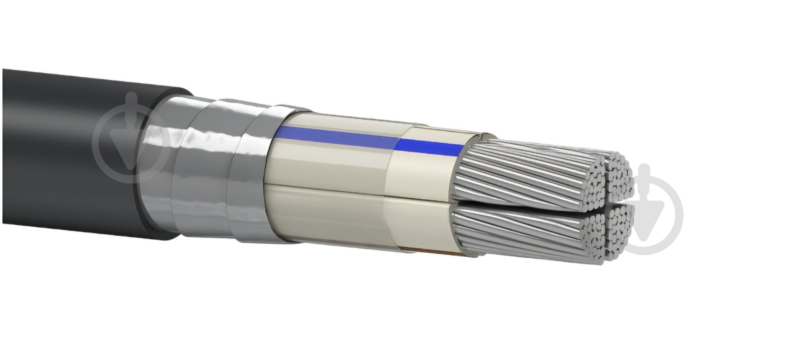 Кабель силовой Одескабель АВБбШв 4x50,0 алюминий - фото 1 Кабель силовой Одескабель АВБбШв 4x50,0 алюминий - фото 1