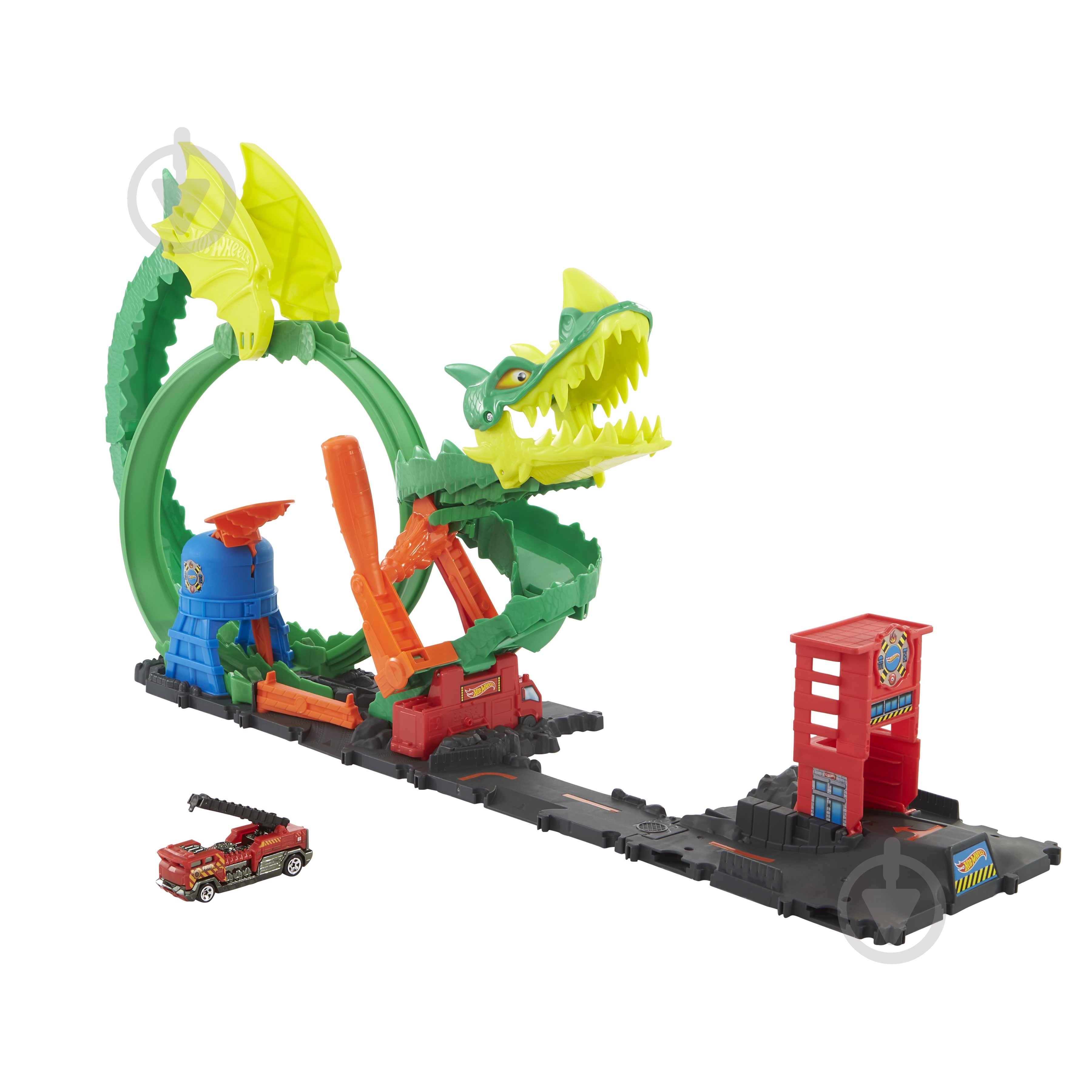 Игровой набор Hot Wheels Атака огненного дракона HDP03 - фото 1