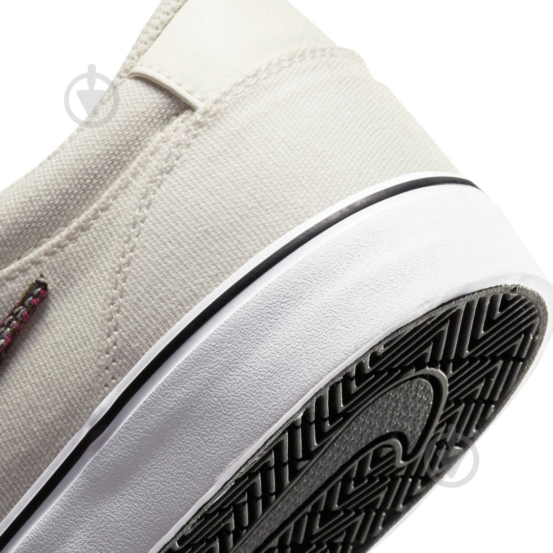 Кроссовки женские демисезонные Nike SB CHRON 2 CNVS PRM DM3513-100 р.42,5 белые - фото 10