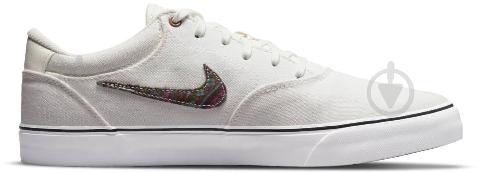 Кроссовки женские демисезонные Nike SB CHRON 2 CNVS PRM DM3513-100 р.42,5 белые - фото 2