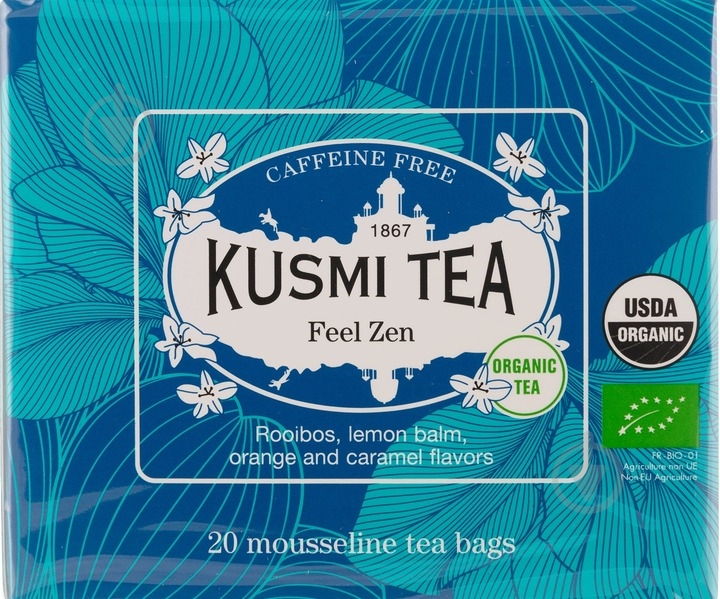 Чай травяной Kusmi tea Feel Zen 20 шт. 2 г (Q0800) - фото 1