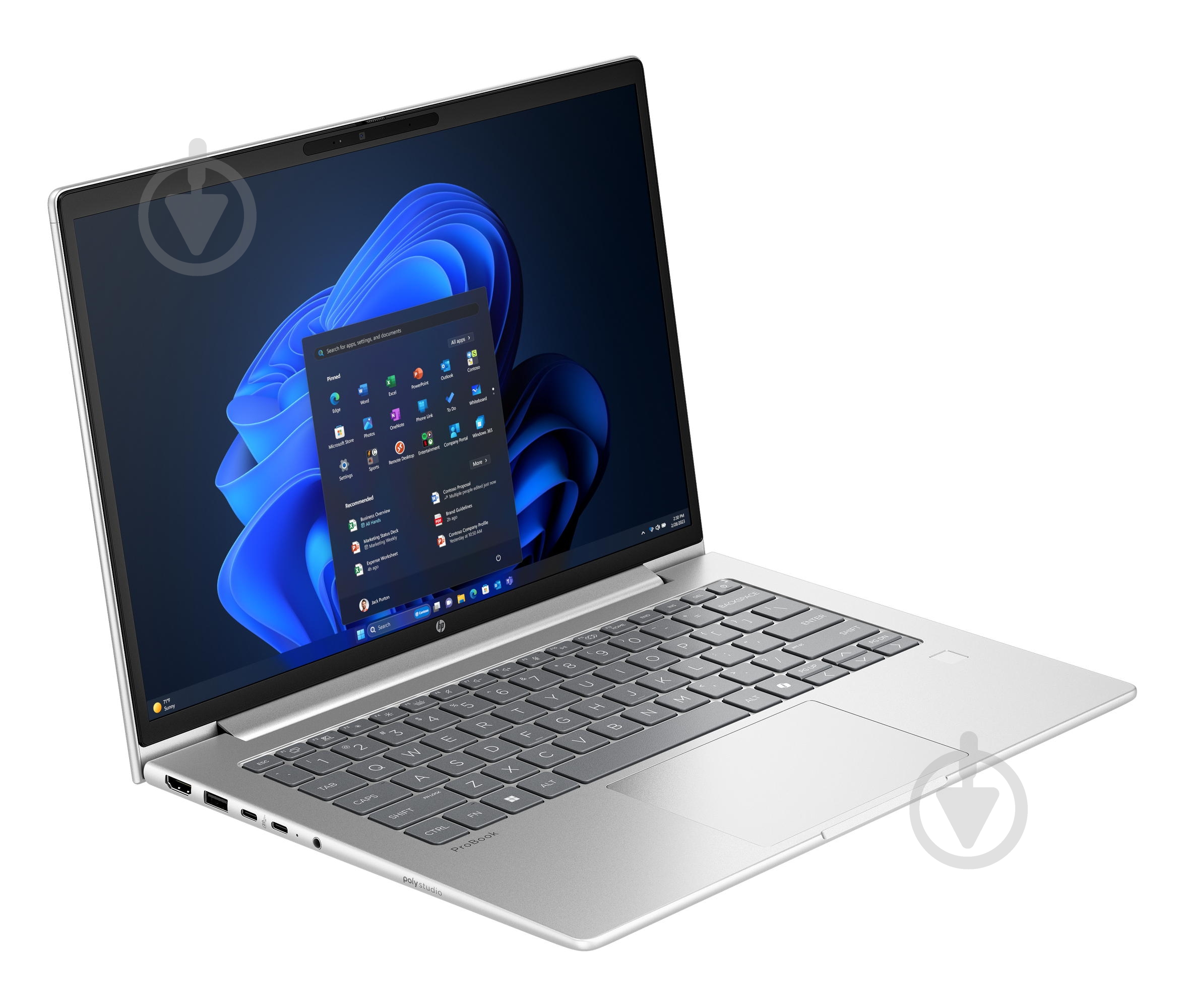 Ноутбук HP Probook 4-G1a 14" (B9ZH2ET) pike silver - фото 7