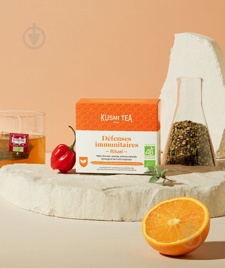 Смесь чаев Kusmi tea Immune Defense Ritual 18 шт. 2 г (S4236) - фото 3 Смесь чаев Kusmi tea Immune Defense Ritual 18 шт. 2 г (S4236) - фото 3