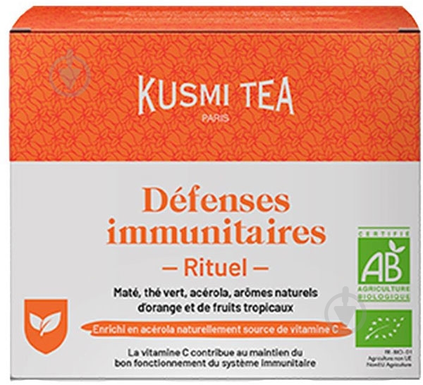Смесь чаев Kusmi tea Immune Defense Ritual 18 шт. 2 г (S4236) - фото 1 Смесь чаев Kusmi tea Immune Defense Ritual 18 шт. 2 г (S4236) - фото 1