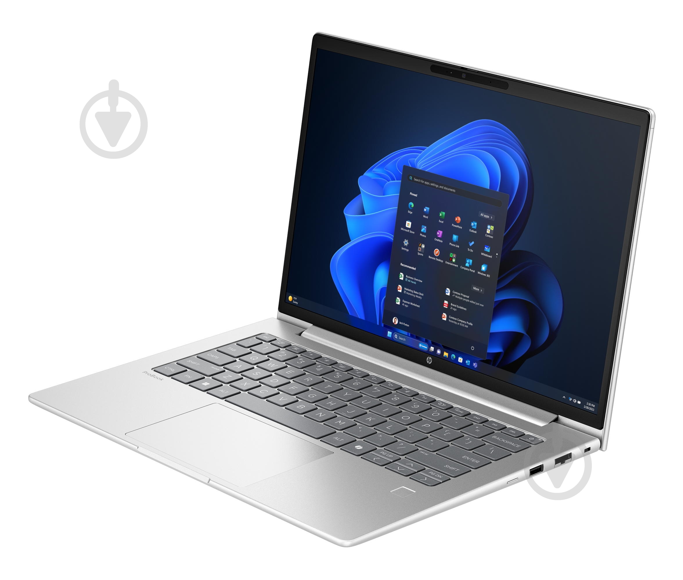Ноутбук HP Probook 4-G1a 14" (B9ZH7ET) pike silver - фото 6