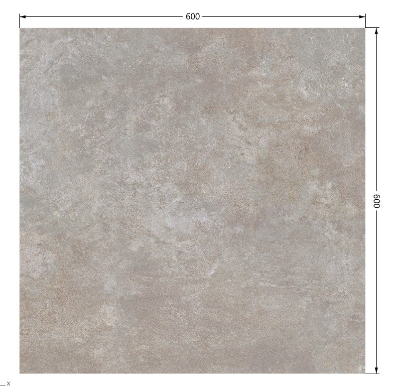 Плитка Allore Group Iron Grey F P R Semi Lappato 60x60 см - фото 2