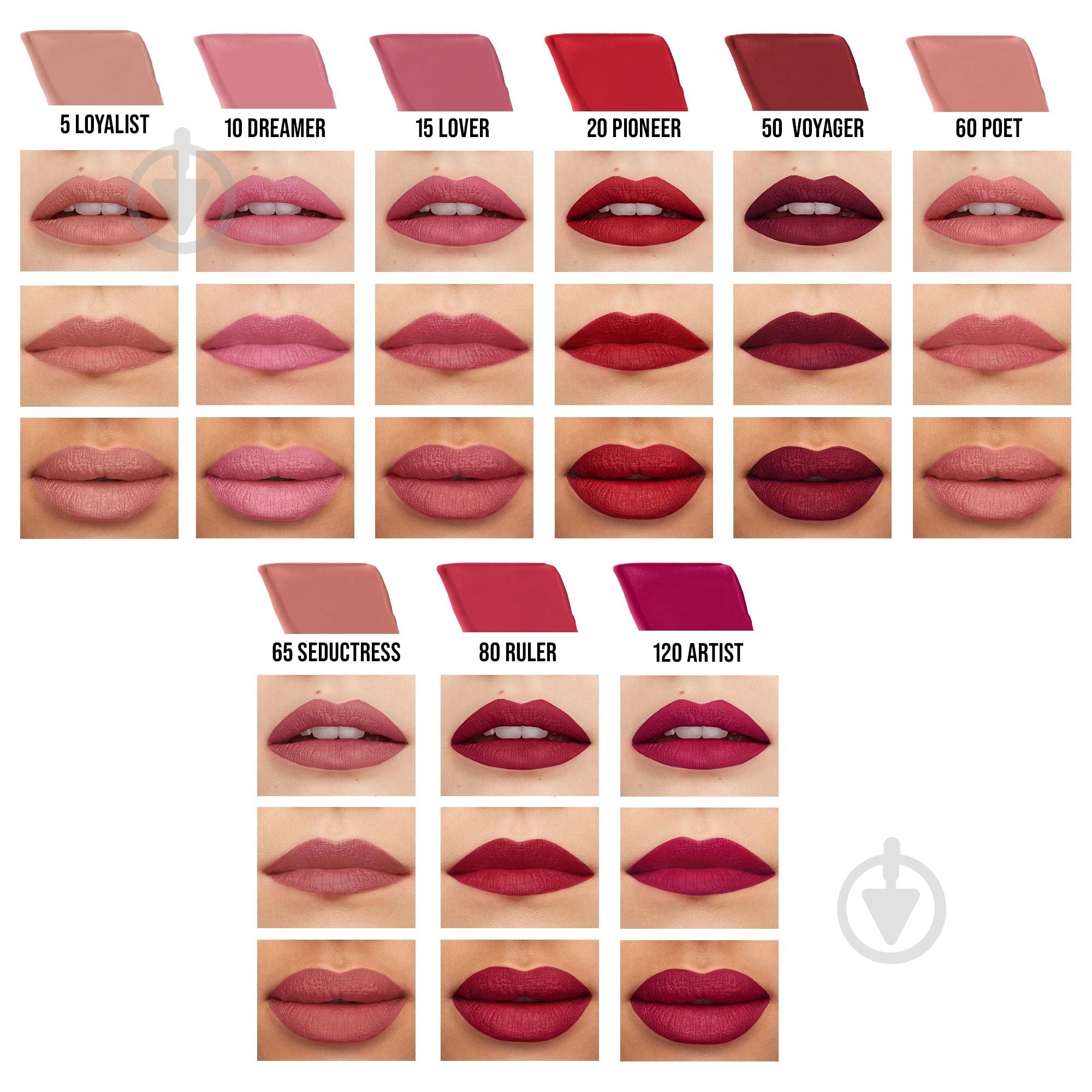 Помада рідка Maybelline New York Super Stay Matte 180 Revolutionary 5 мл - фото 4