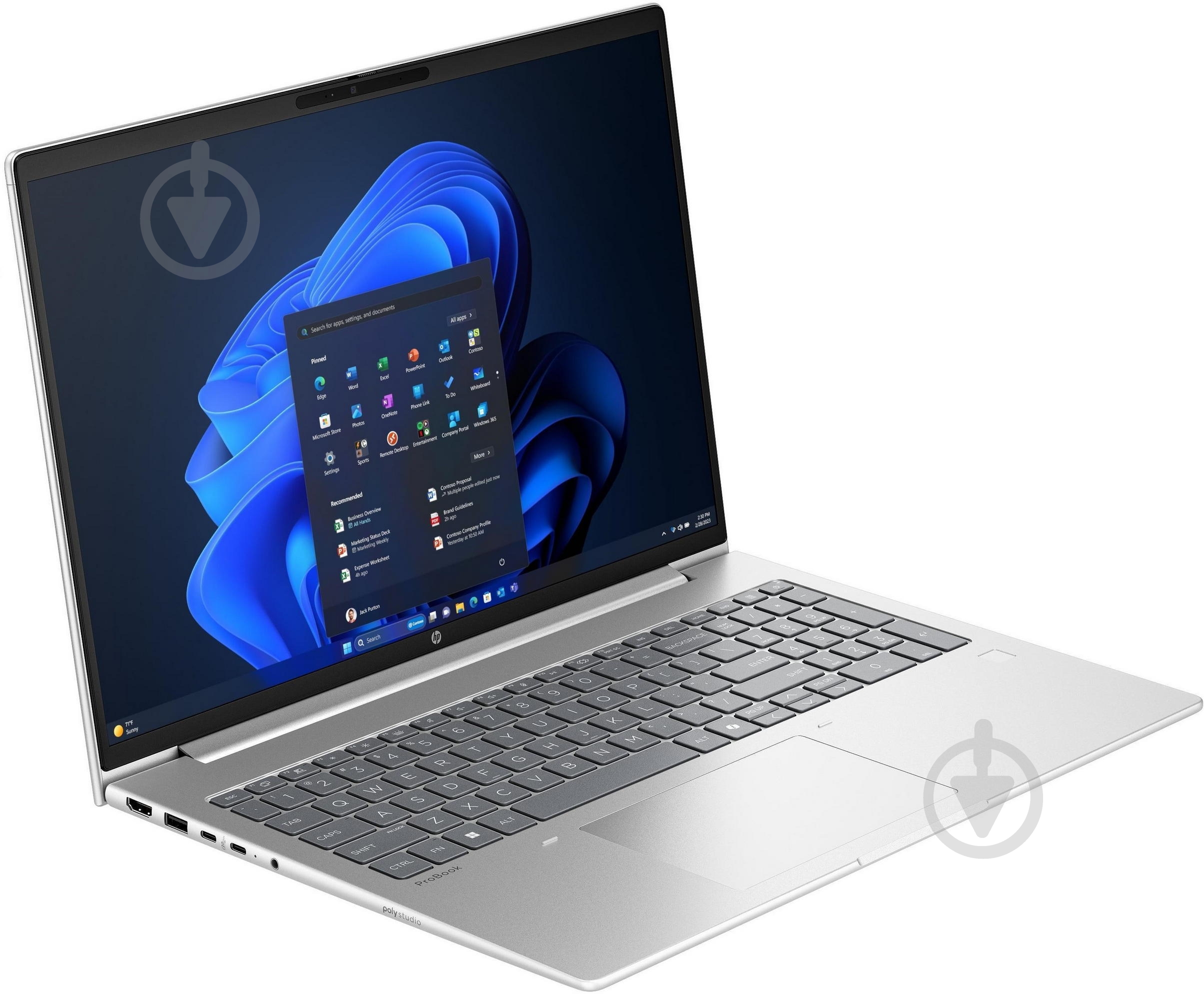 Ноутбук HP ProBook 4 G1a 16 16" (B9ZK5ET) pike silver - фото 6 Ноутбук HP ProBook 4 G1a 16 16" (B9ZK5ET) pike silver - фото 6