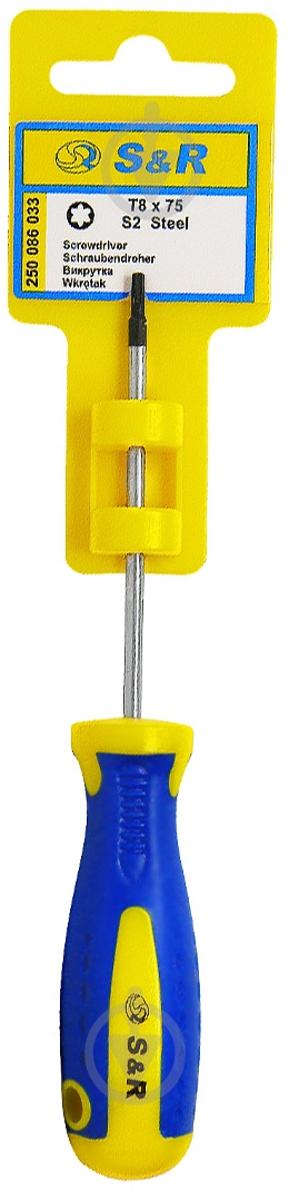 Отвертка S&R Torx8×75 мм 250086033 - фото 2
