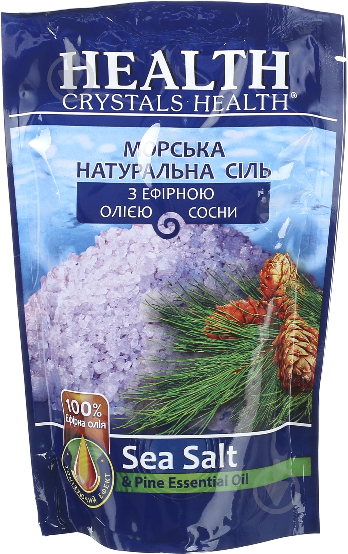 Сіль для ванни Crystals Health з ефірною олією сосни 500 г - фото 1