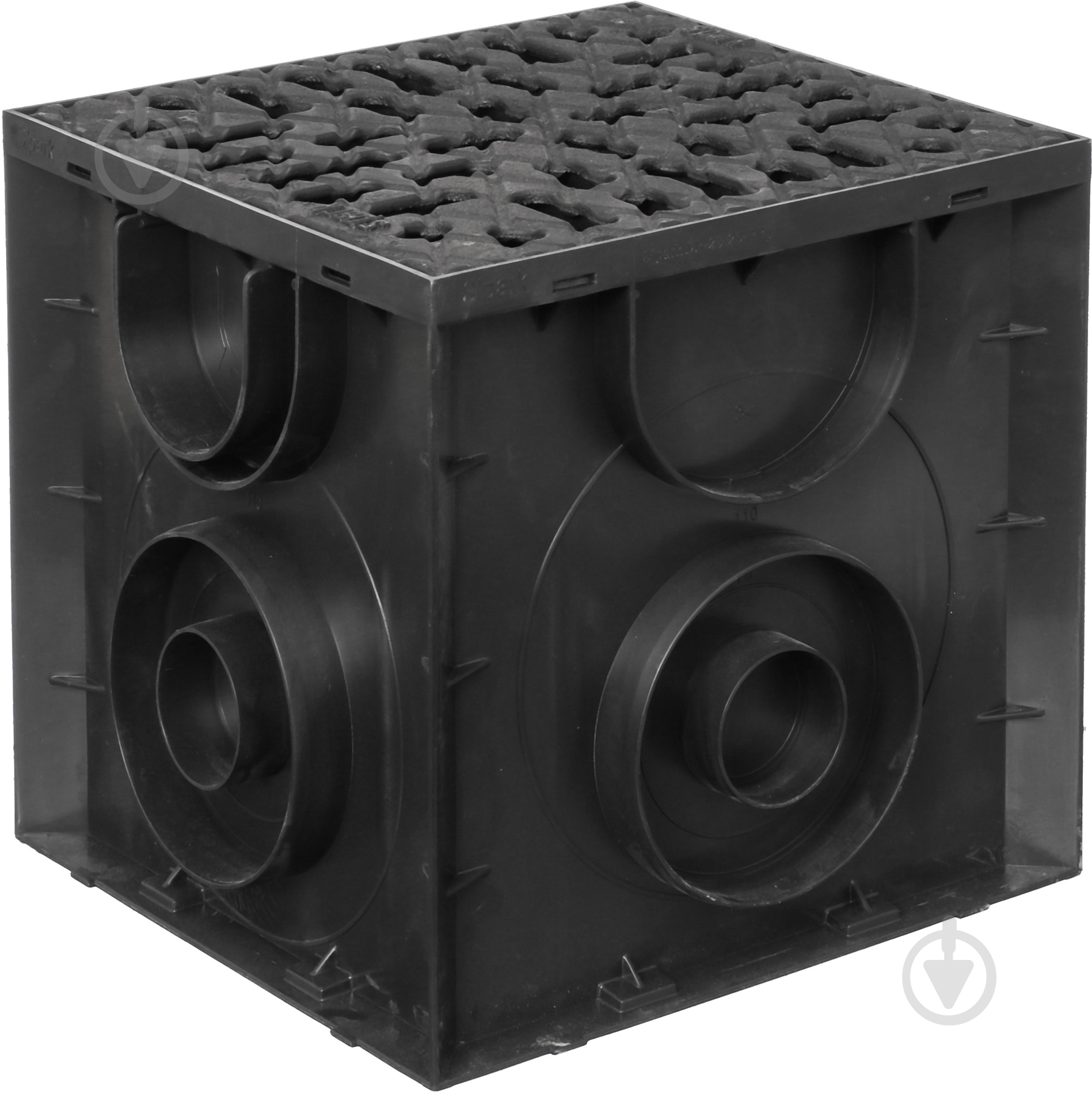 Дождеприемник пластиковый S'PARK ДП 25.25-ПП с чугунной решеткой - фото 1 Дождеприемник пластиковый S'PARK ДП 25.25-ПП с чугунной решеткой - фото 1