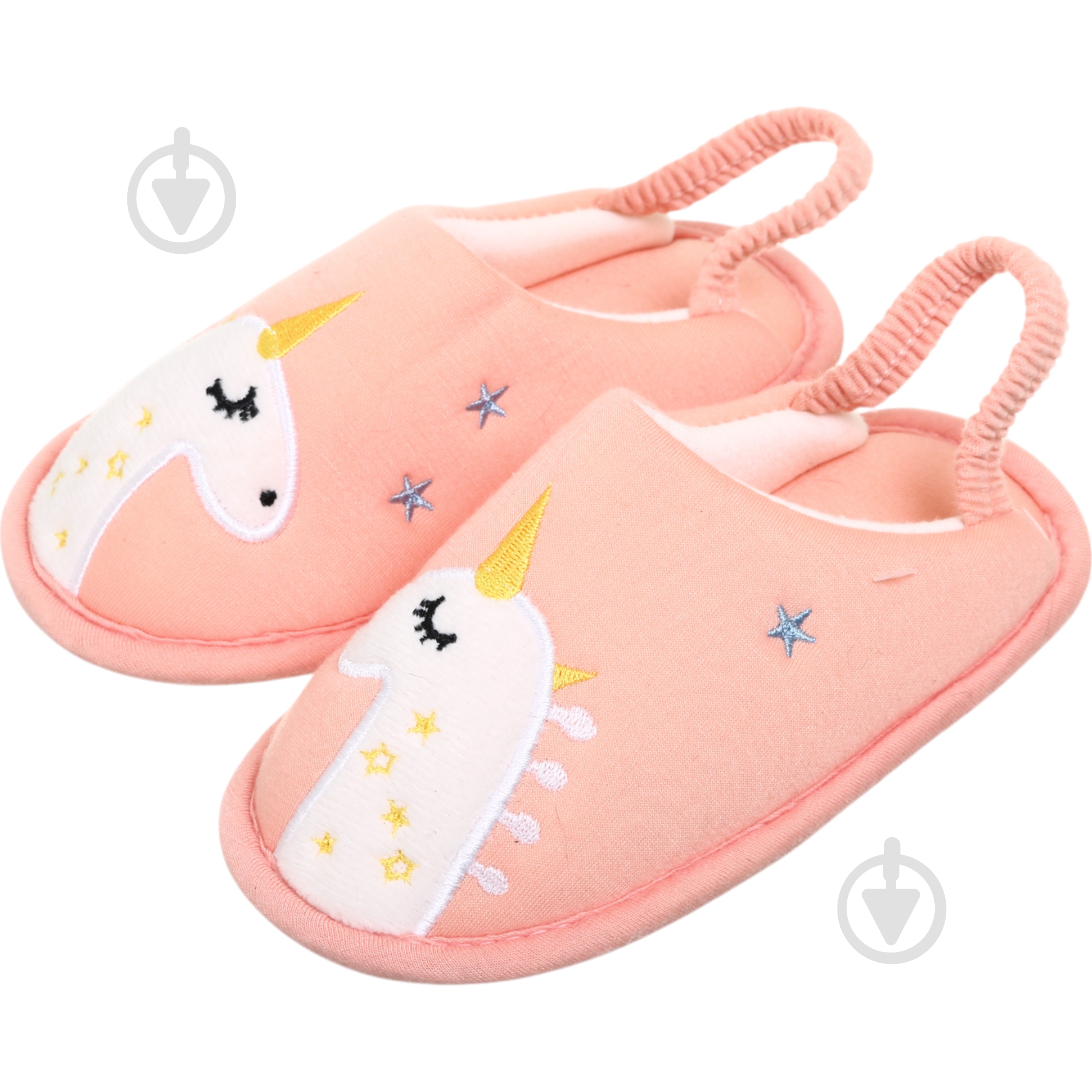 Капці дитячі Luna Kids Єдиноріг, на резинці р.25 рожевий - фото 1