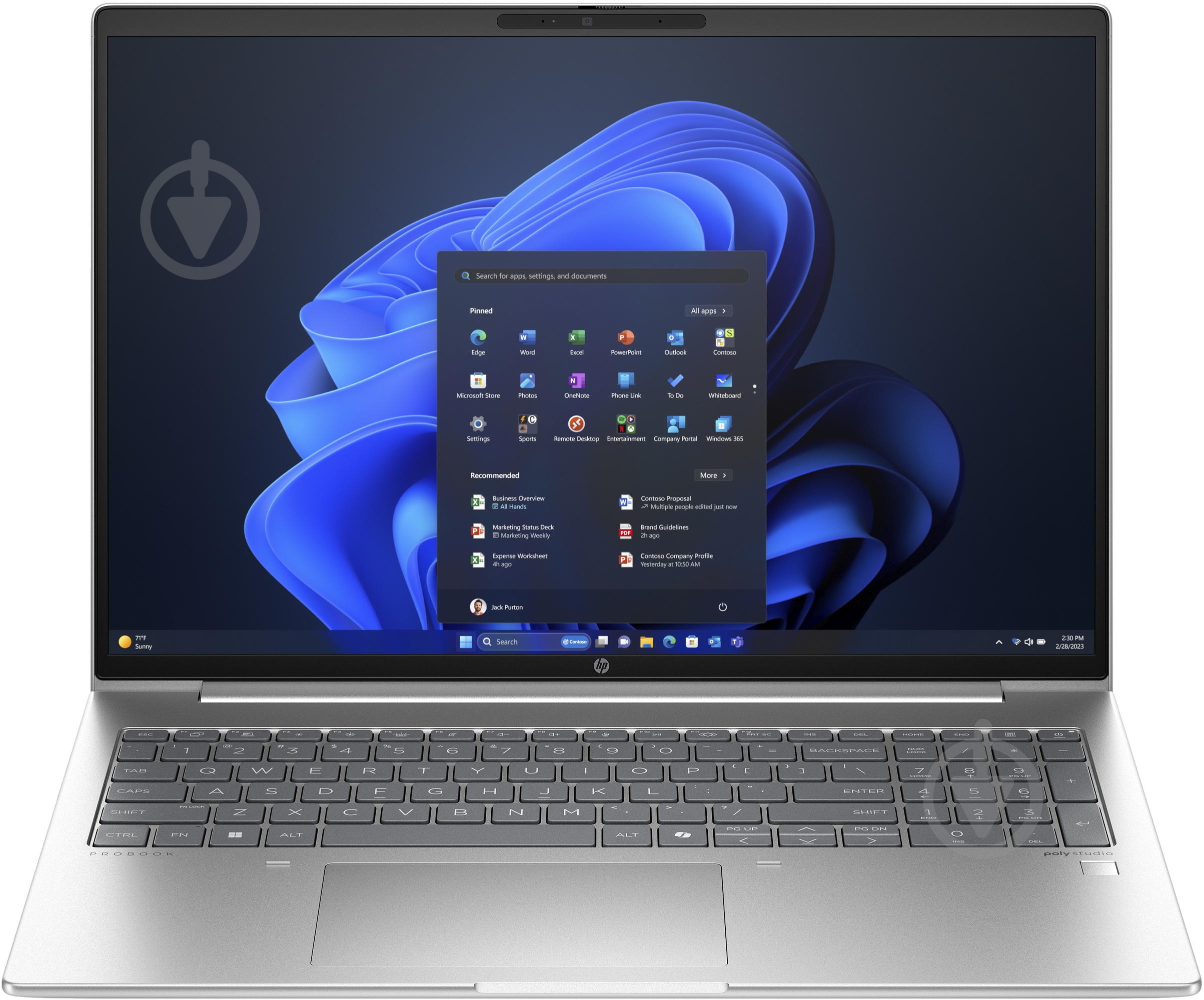Ноутбук HP ProBook 460 G11 16" (9C0C7EA) pike silver - фото 1 Ноутбук HP ProBook 460 G11 16" (9C0C7EA) pike silver - фото 1