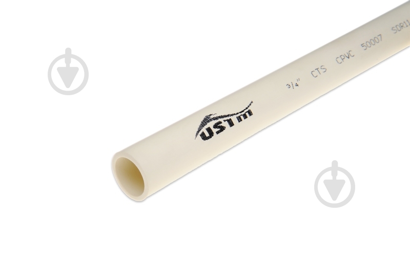 Труба USTM ХПВХ 3/4" x 3 м ХПВХ - фото 1 Труба USTM ХПВХ 3/4" x 3 м ХПВХ - фото 1