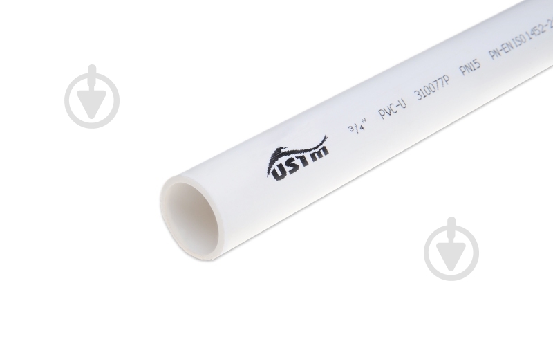 Труба USTM ХПВХ 1"x 3 м ХПВХ - фото 1 Труба USTM ХПВХ 1"x 3 м ХПВХ - фото 1