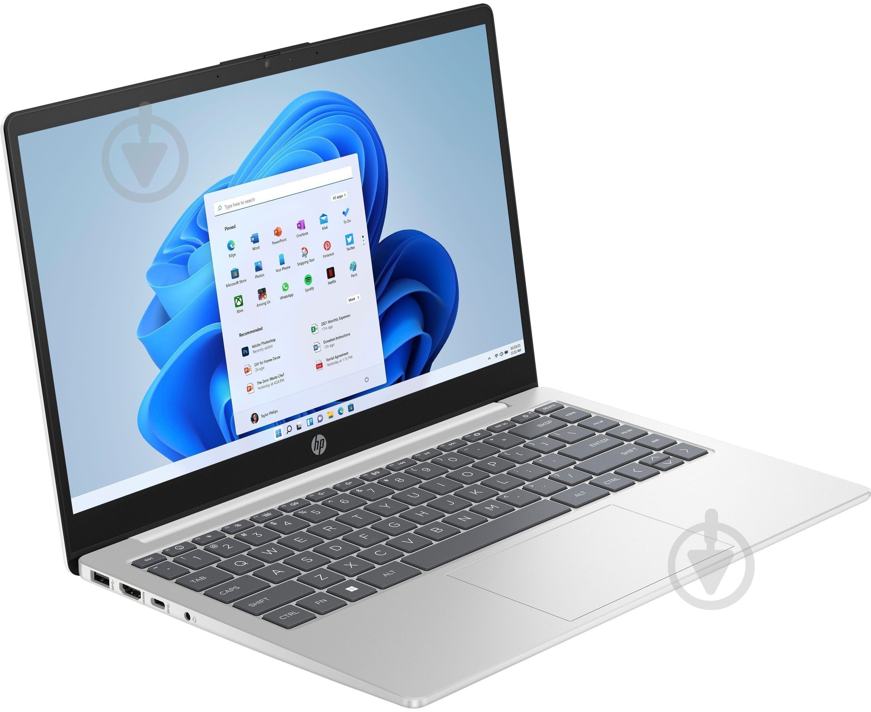 Ноутбук HP Laptop 14-ep0038ua 14" (C3UL0EA) diamond white - фото 3