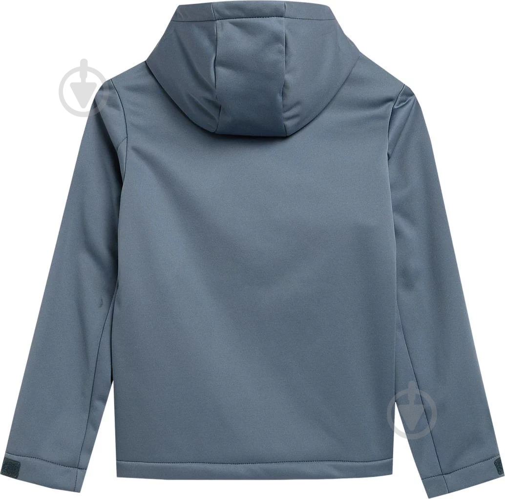 Куртка для хлопчиків 4F SOFTSHELL JACKET M149 4FJAW23TSOFM149-32S р.128 синя - фото 2 Куртка для хлопчиків 4F SOFTSHELL JACKET M149 4FJAW23TSOFM149-32S р.128 синя - фото 2