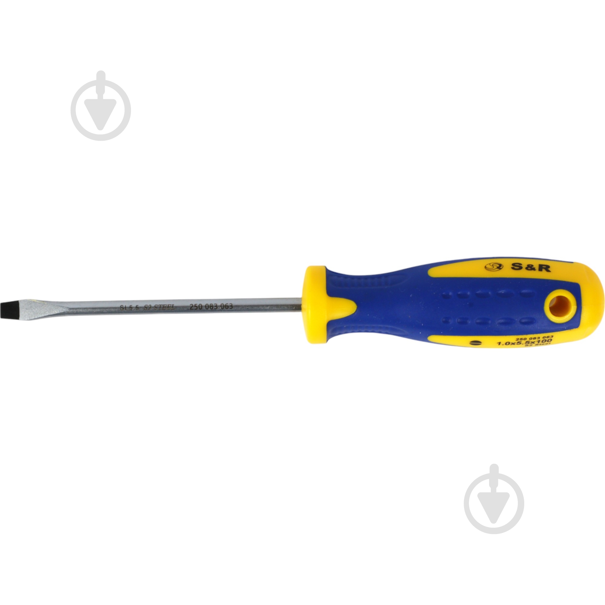 Отвертка S&R SL4×75 мм 250083062 - фото 2