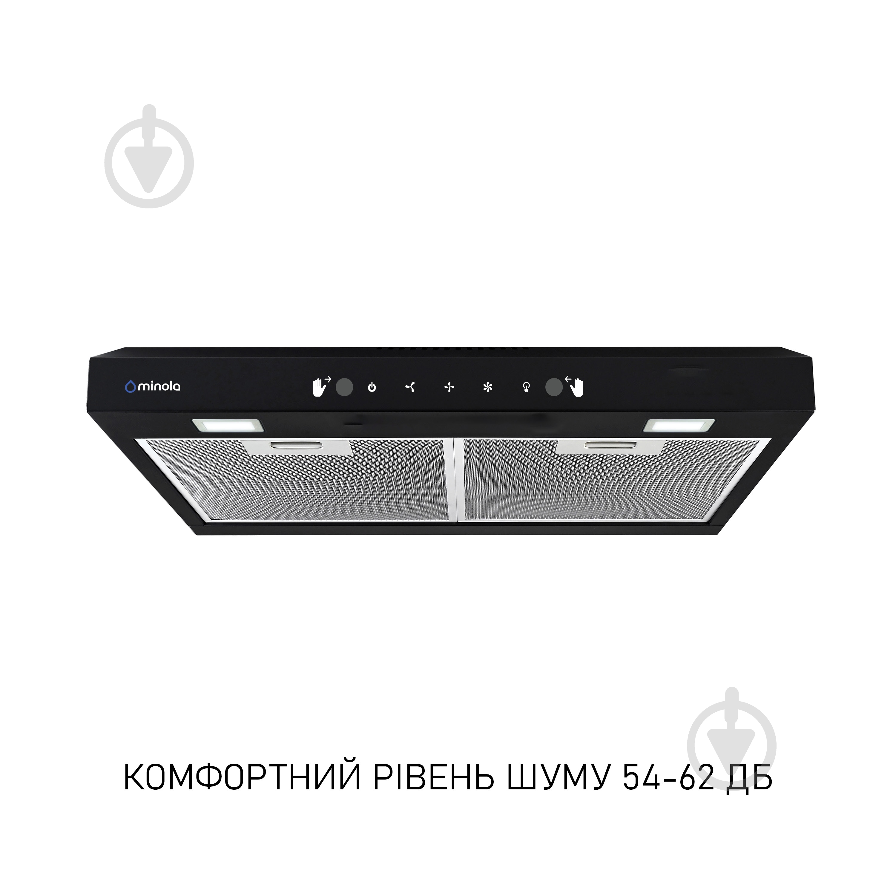 Вытяжка Minola HPLS 512 BL - фото 2 Вытяжка Minola HPLS 512 BL - фото 2
