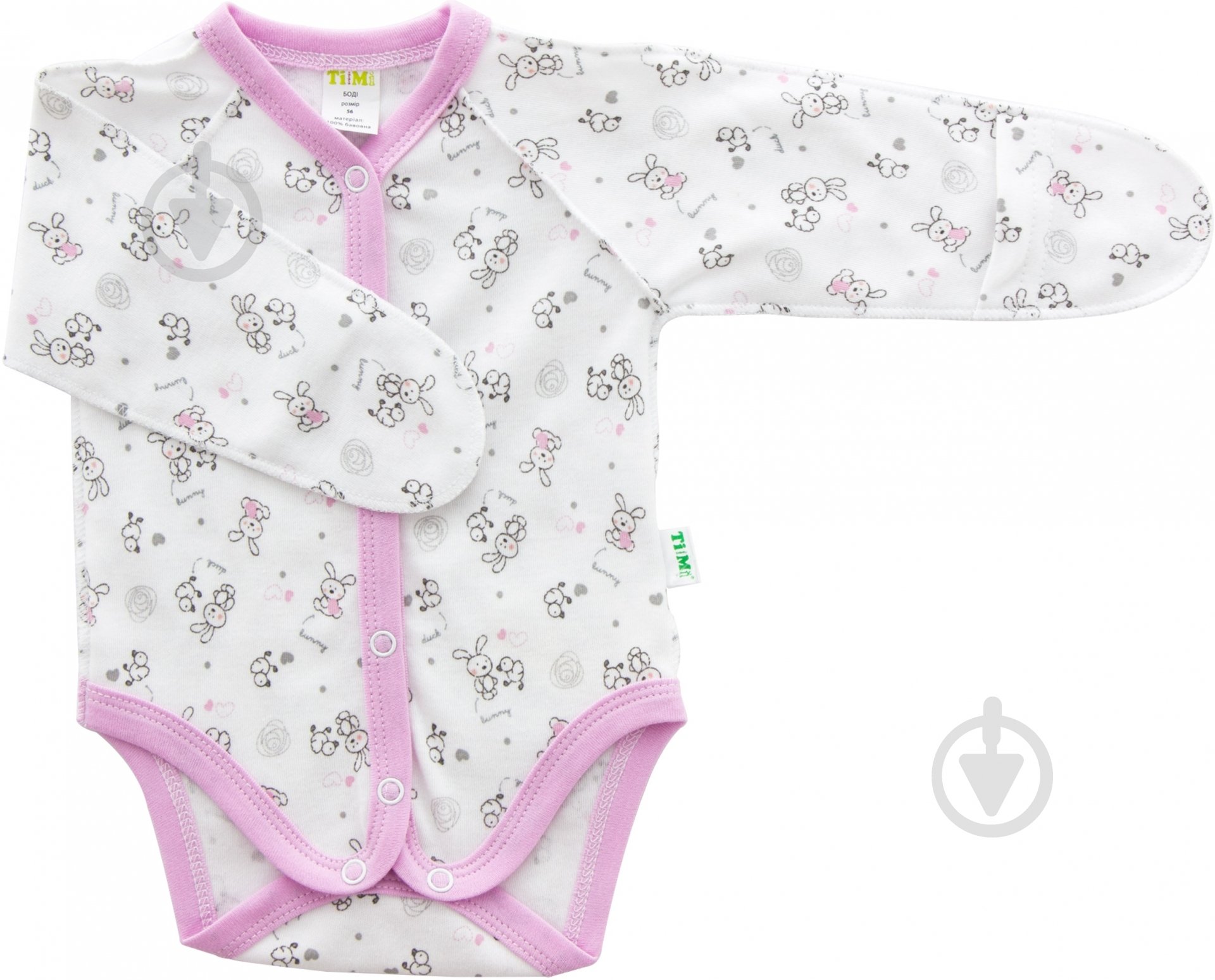 Боди-реглан для девочек Тімі текс р.74 - фото 1